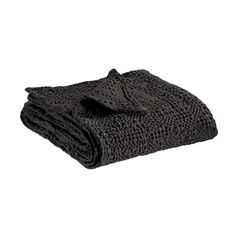 Tana Plaid, carbon, large
