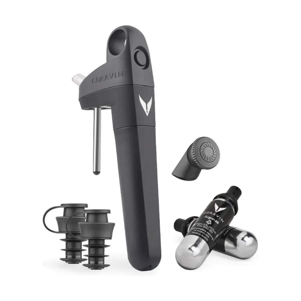 Coravin Vinpumper Pivot+ Vinbevaringssystem i Sort, 7