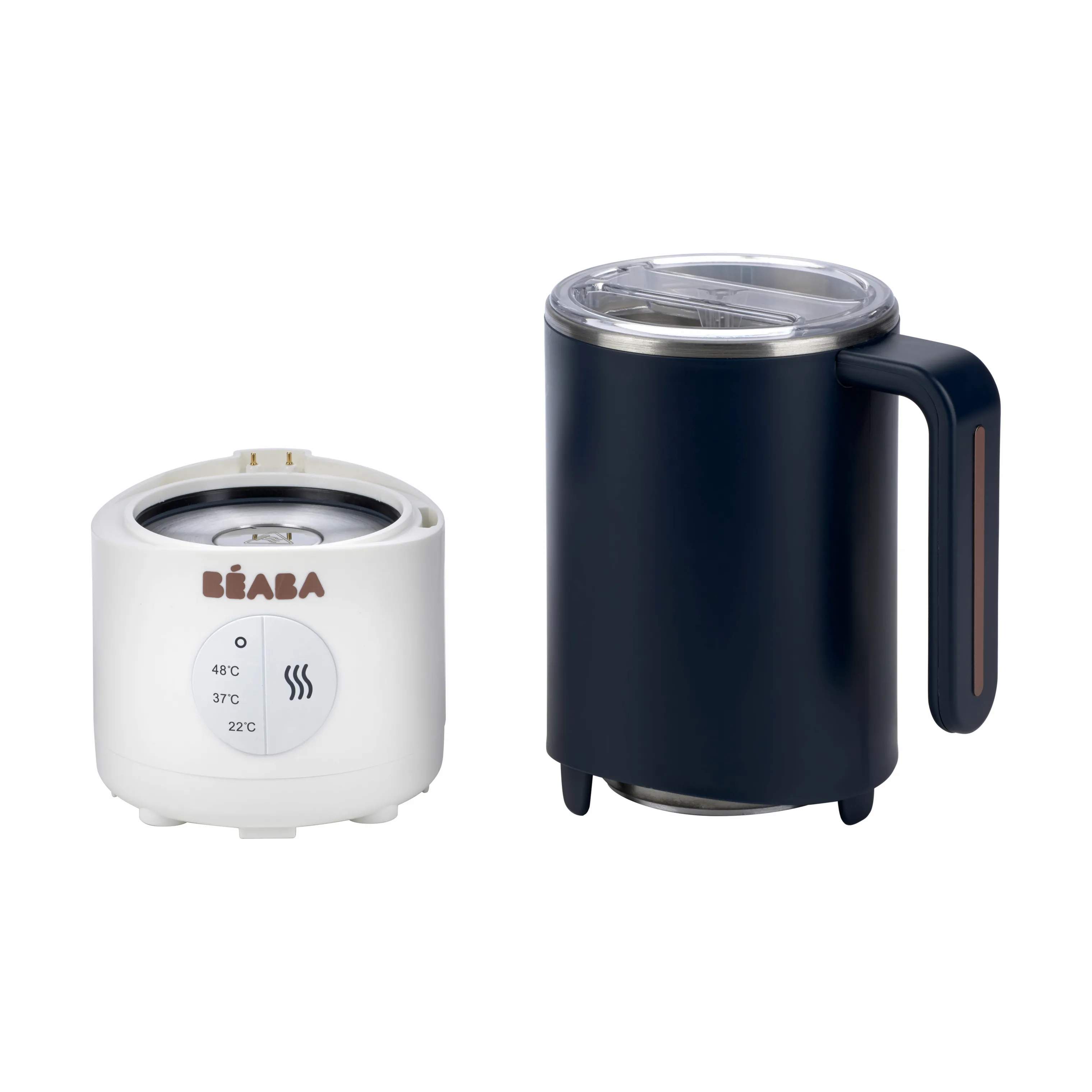 Béaba Madtilberedning Milk Prep Mælkevarmer i Blå, 2