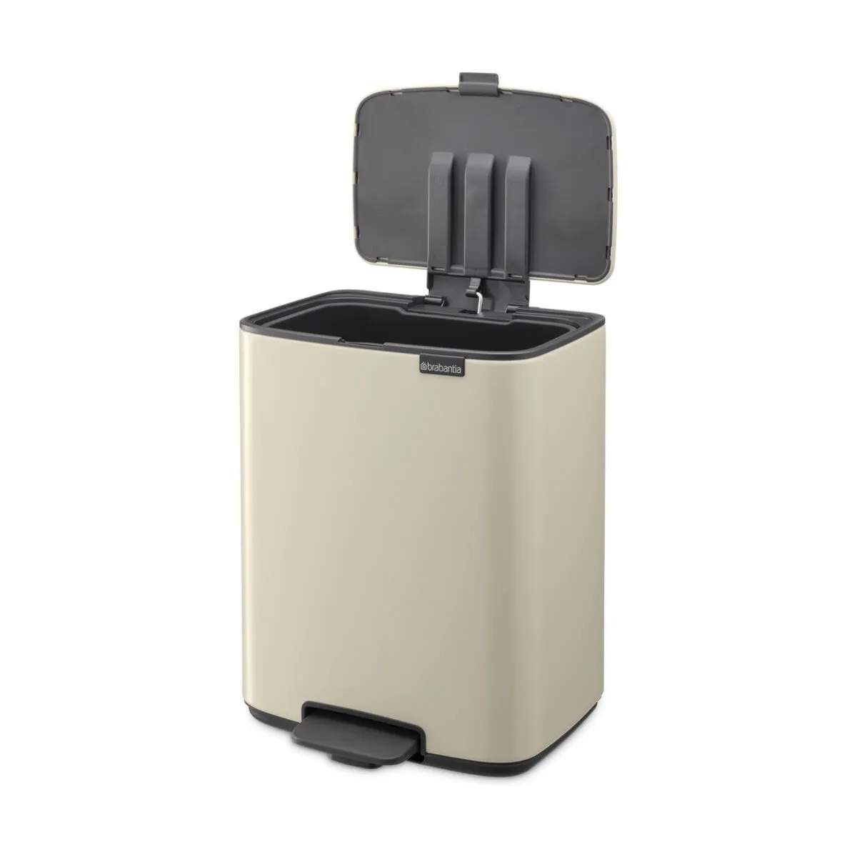 Brabantia Pedalspande Bo Pedalspand i Soft beige, 12 L, 4