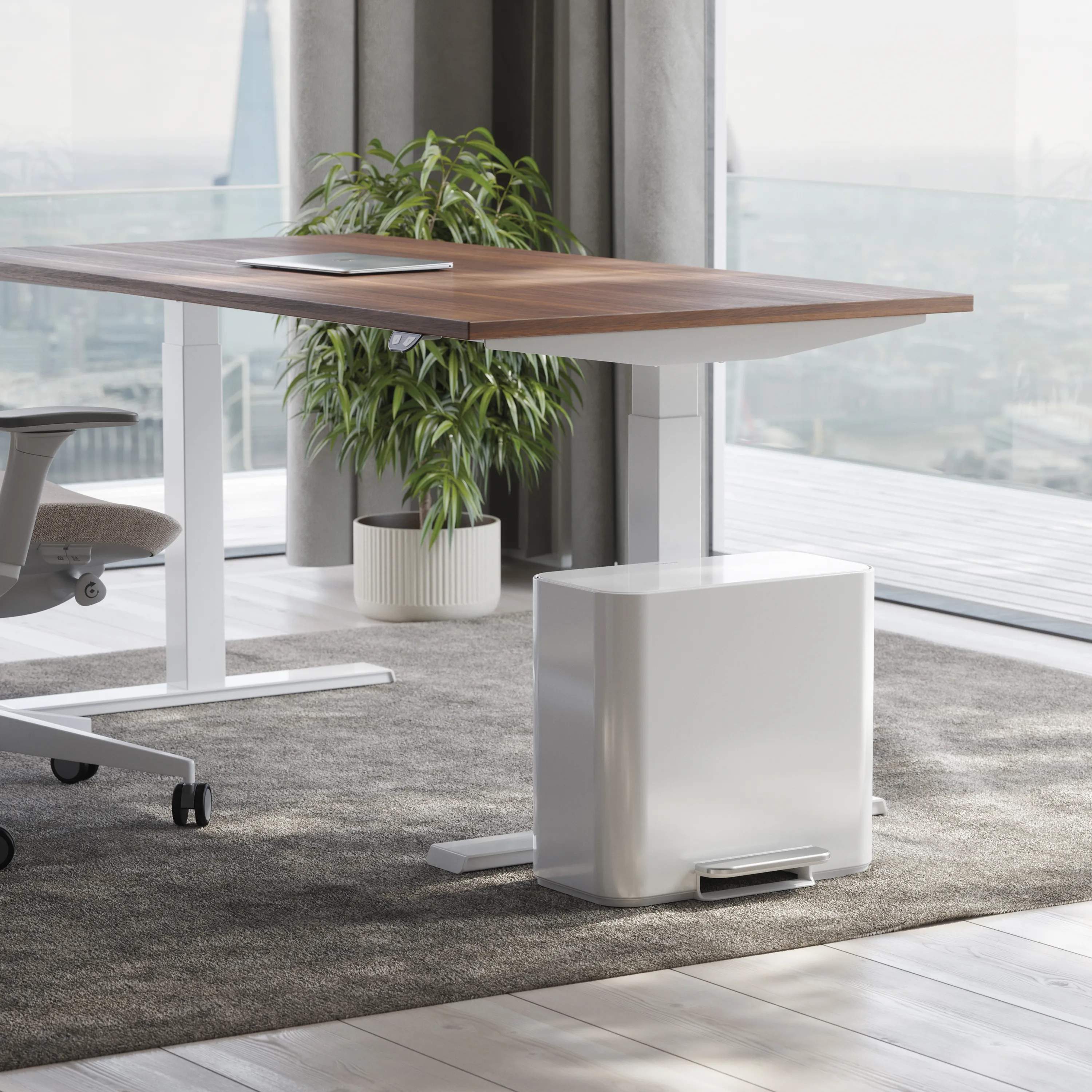 Simplehuman Pedalspande Mini Pedalspand i Hvid, 2