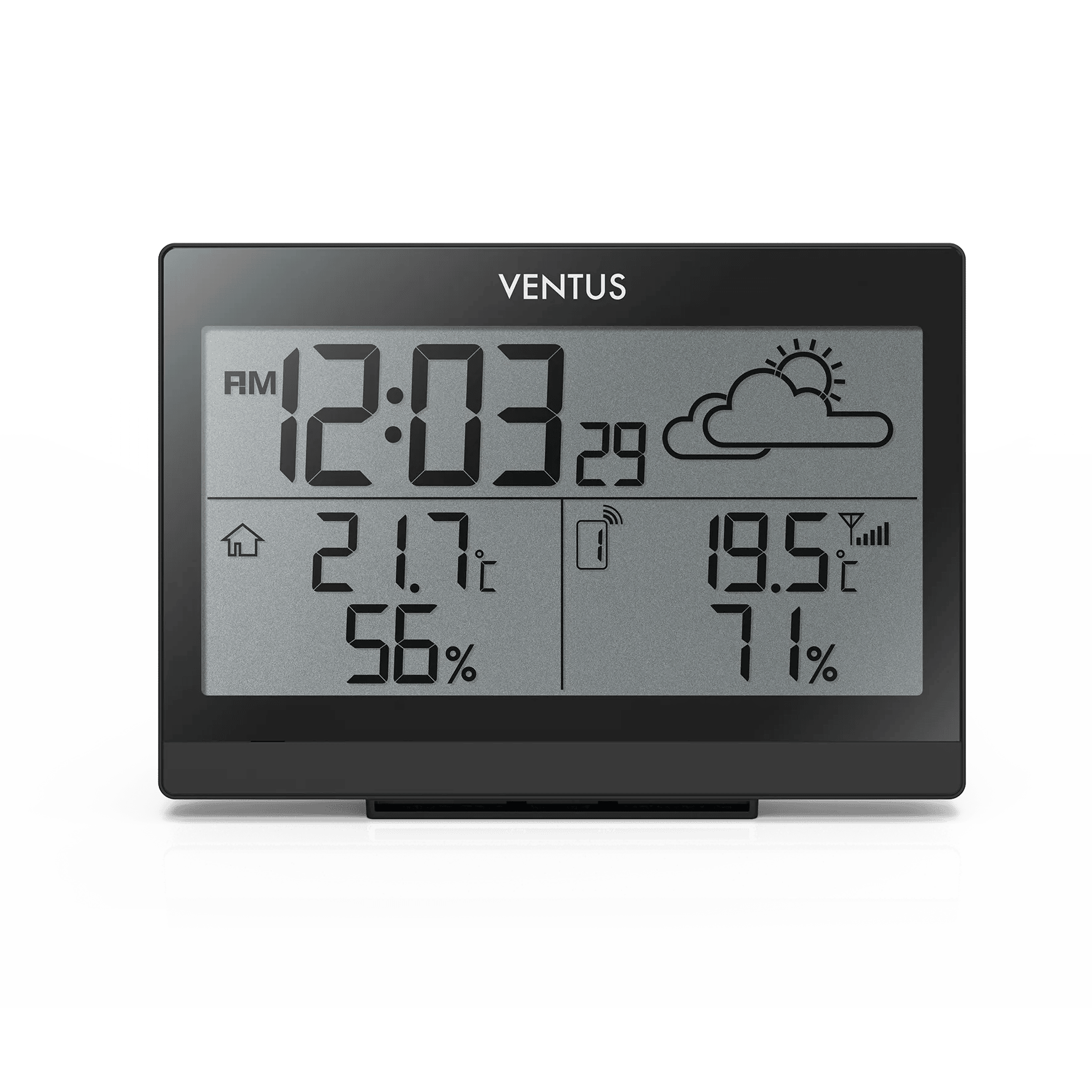 Ventus Vejrstationer Vejrstation W220 i Sort/220, 1