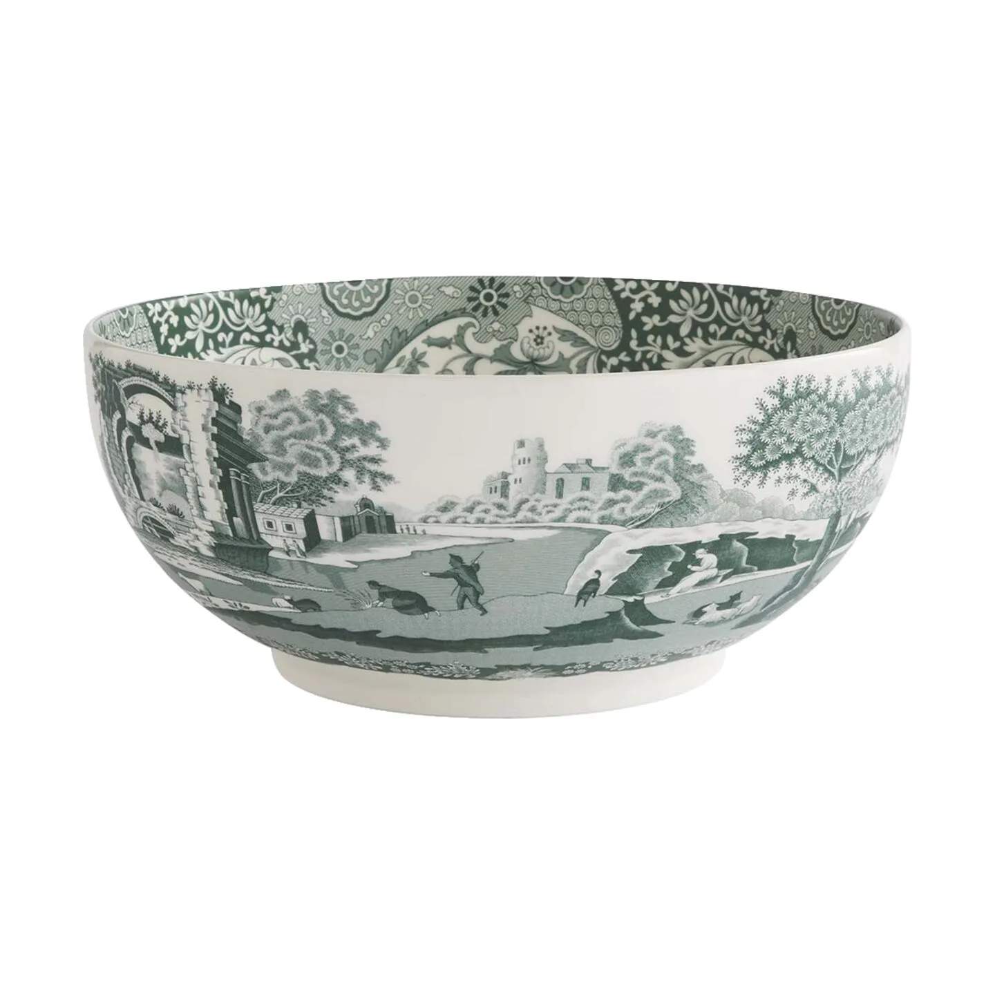 Spode Serveringsskåle Heritage Green Italian Skål i Grøn/hvid, 1