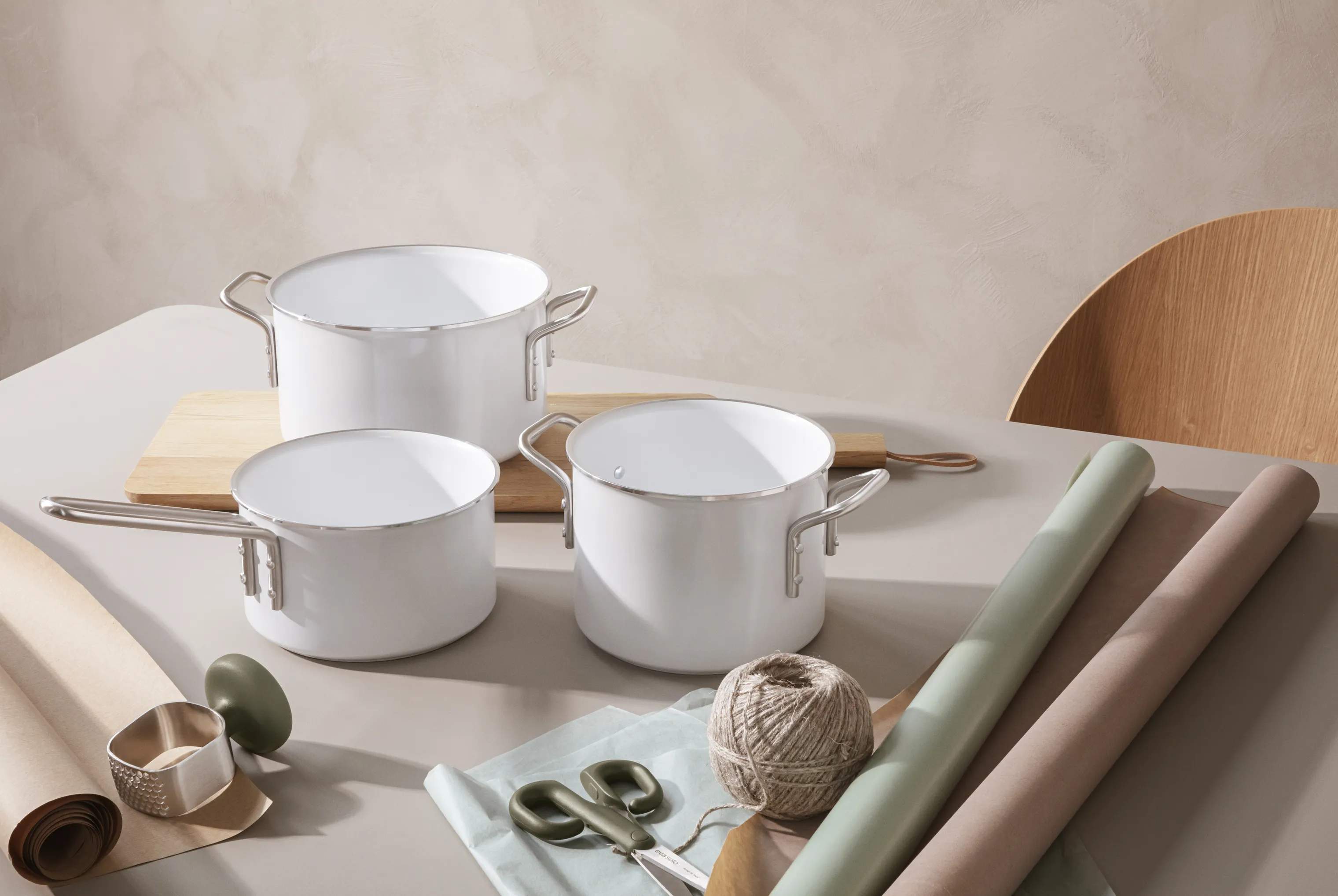 Eva Trio Kasseroller White Line Rec. White Line Kaserolle i 13 cm, 2