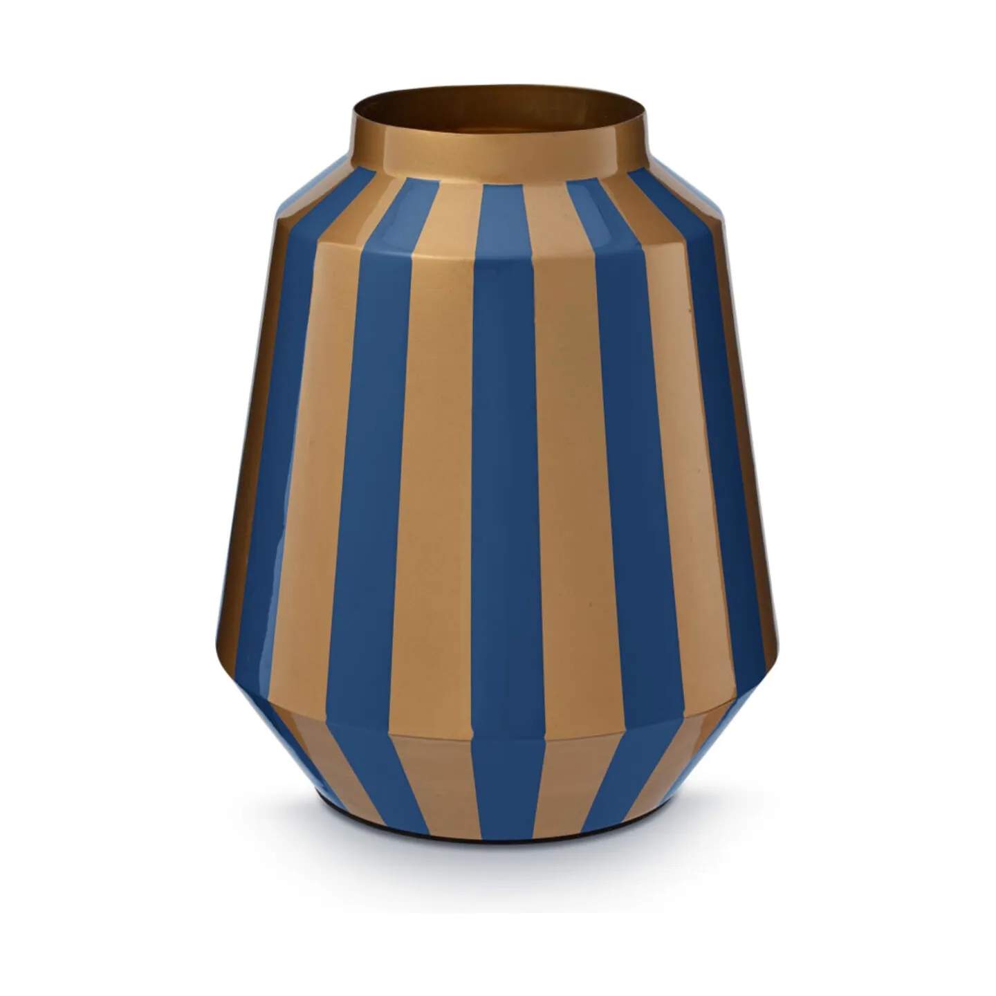 Love Birds Vase, navy, large
