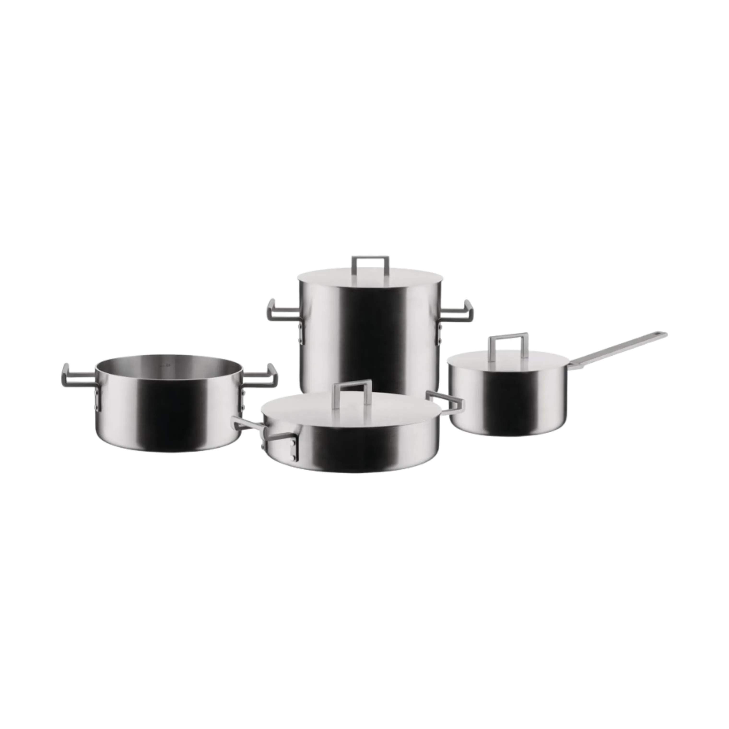 Alessi Gryder Grydesæt - 7 dele i Stål, 1