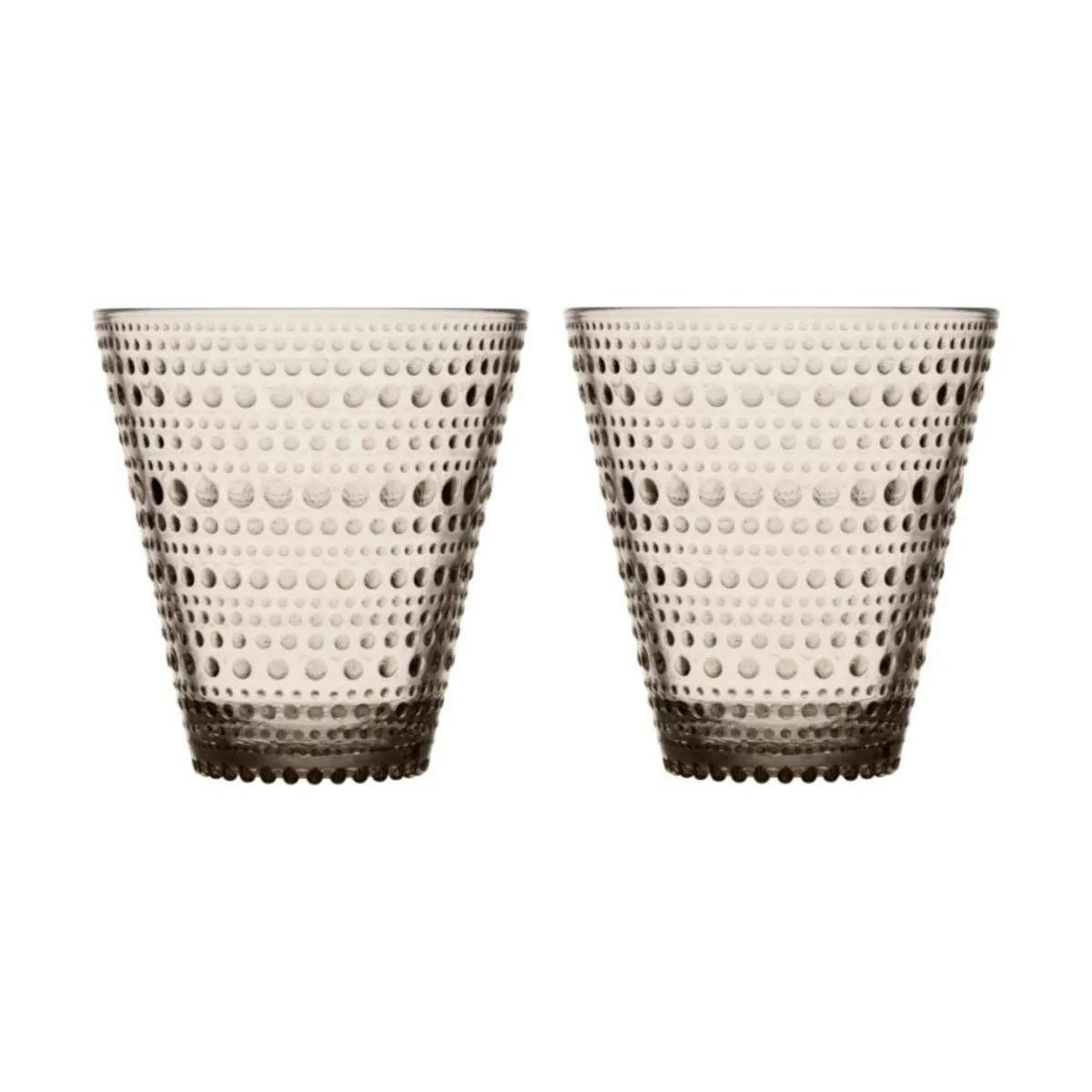 Iittala Vandglas Kastehelmi Vandglas - 2 stk. i Linen, 30 cl, 1