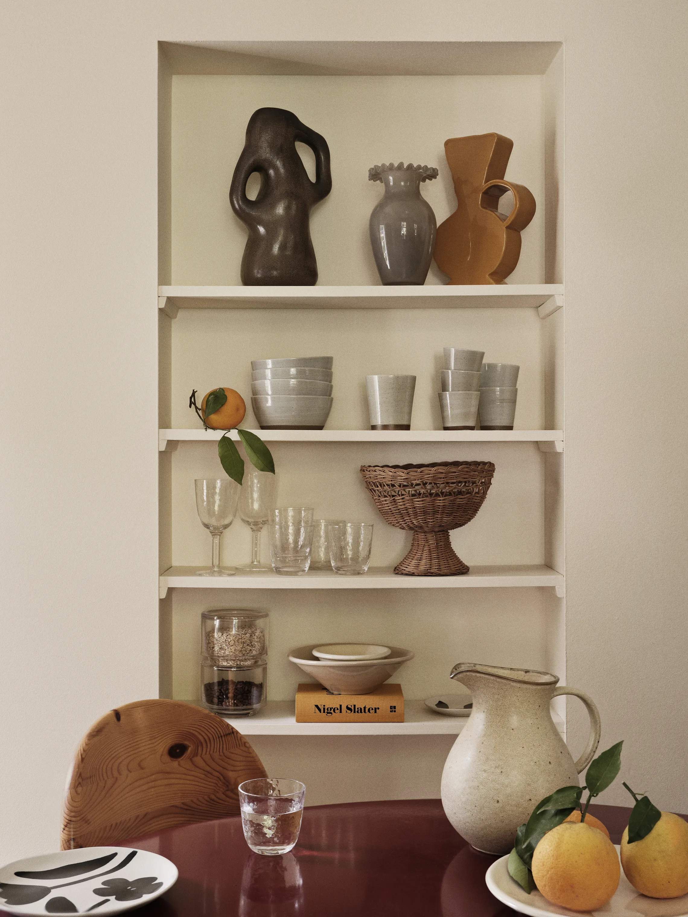 Broste Copenhagen Vandkarafler Jenna Kande i Antique Yellow, 2