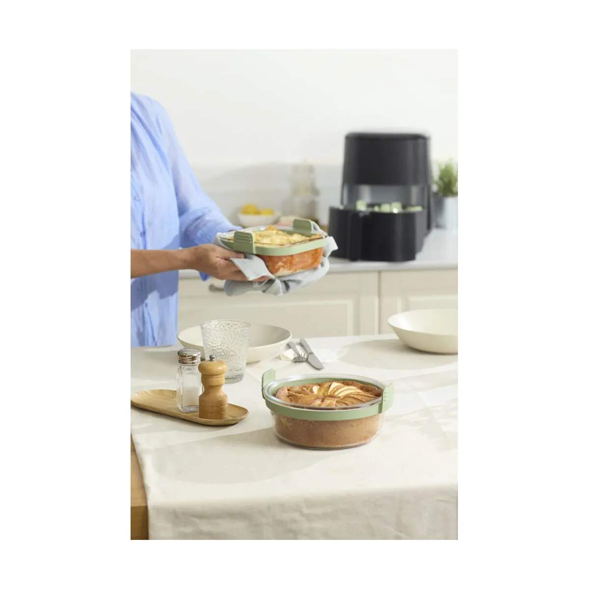 Lékué Tilbehør til airfryers Airfryer-form i Klar, 4