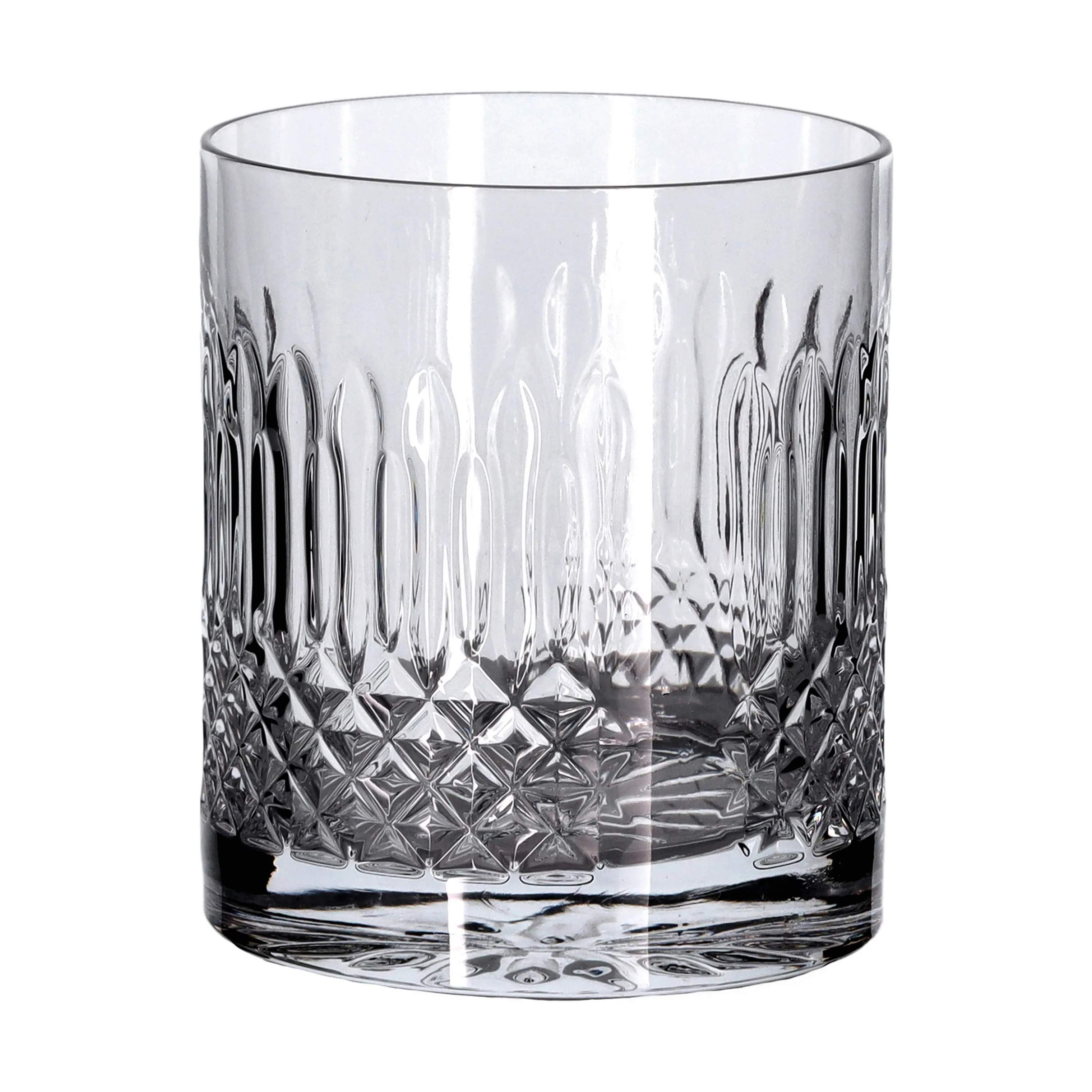 Luigi Bormioli Vandglas Diamante Vand-/whiskyglas - 4 stk. i Klar, 38 cl, 3