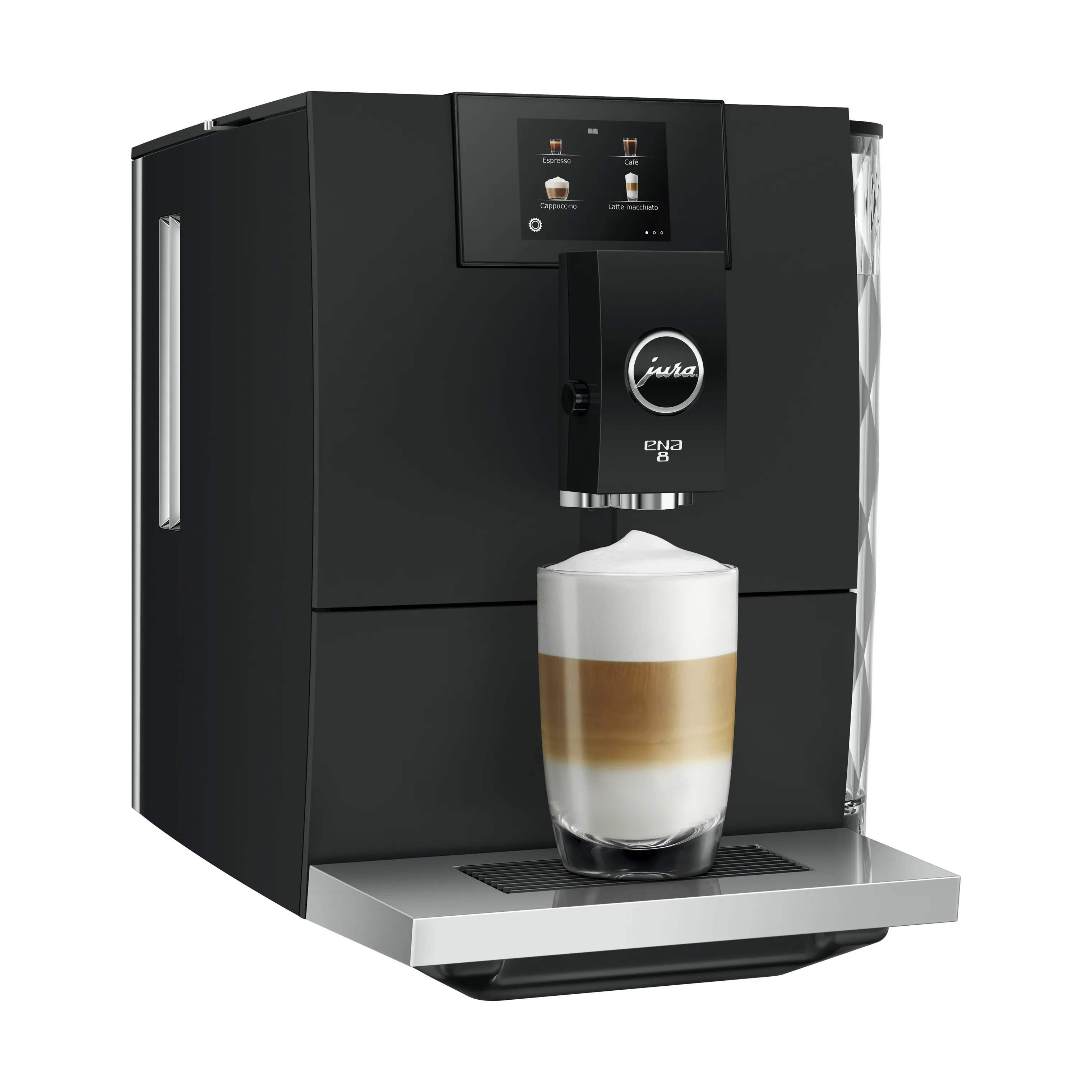 JURA Espressomaskiner ENA 8 (EC) Kaffemaskine i Metropolitan Black, 4