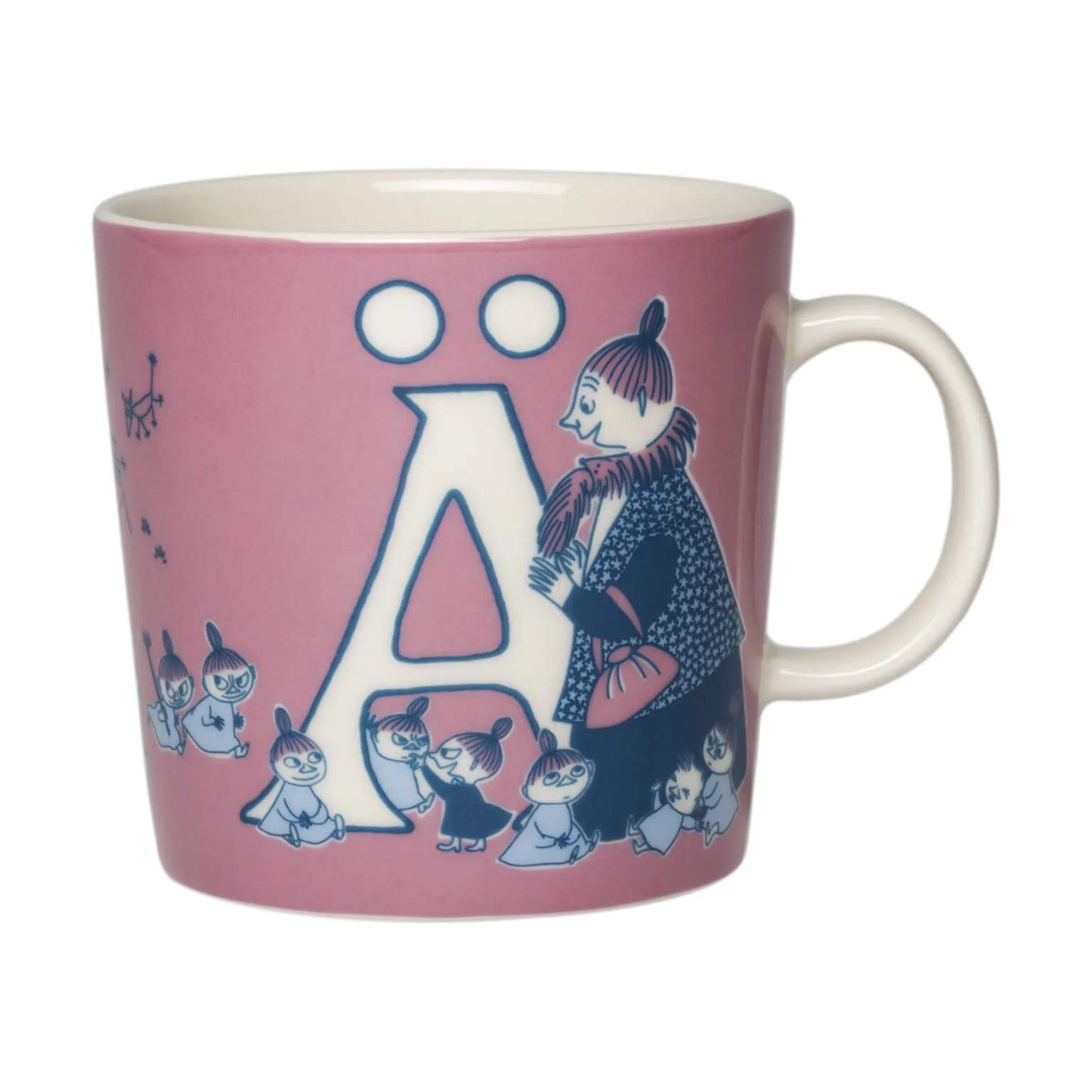 Moomin Arabia Krus og kopper med hank ABC Krus - Å i Multifarvet, 1
