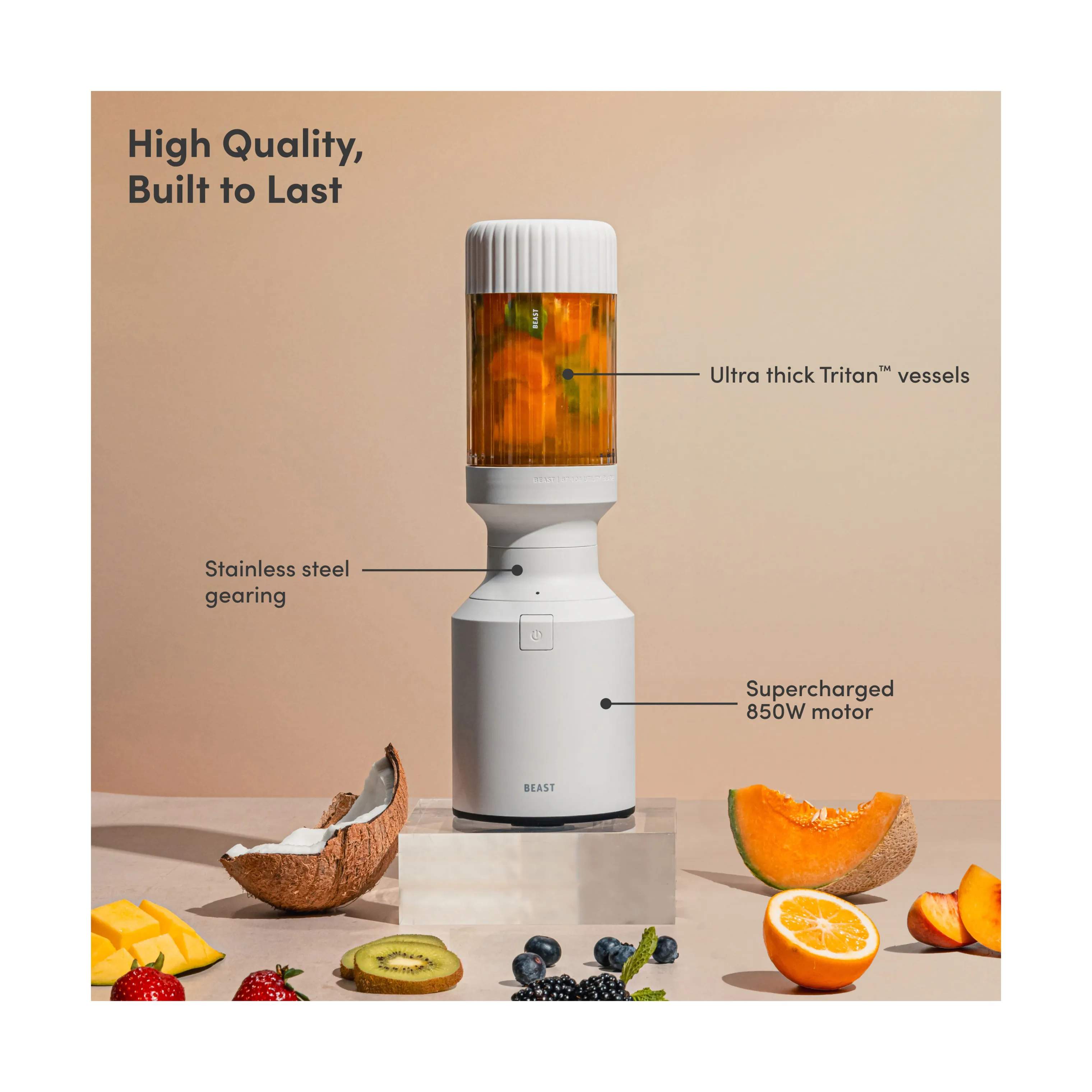 Beast Smoothieblendere Mighty Plus Blender i Cloud white, 2