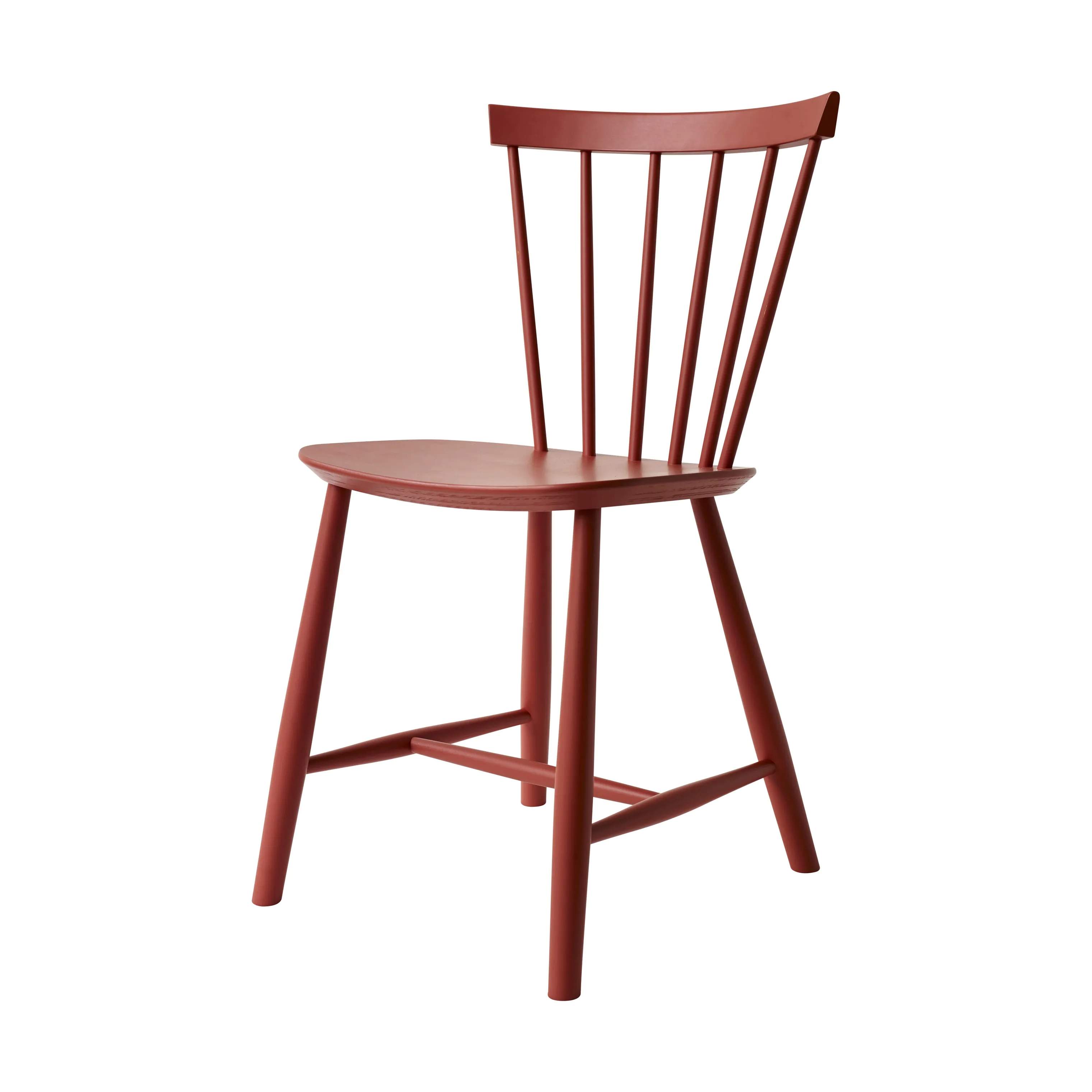 J46 Spisebordsstol, coral red (ral 3016), large
