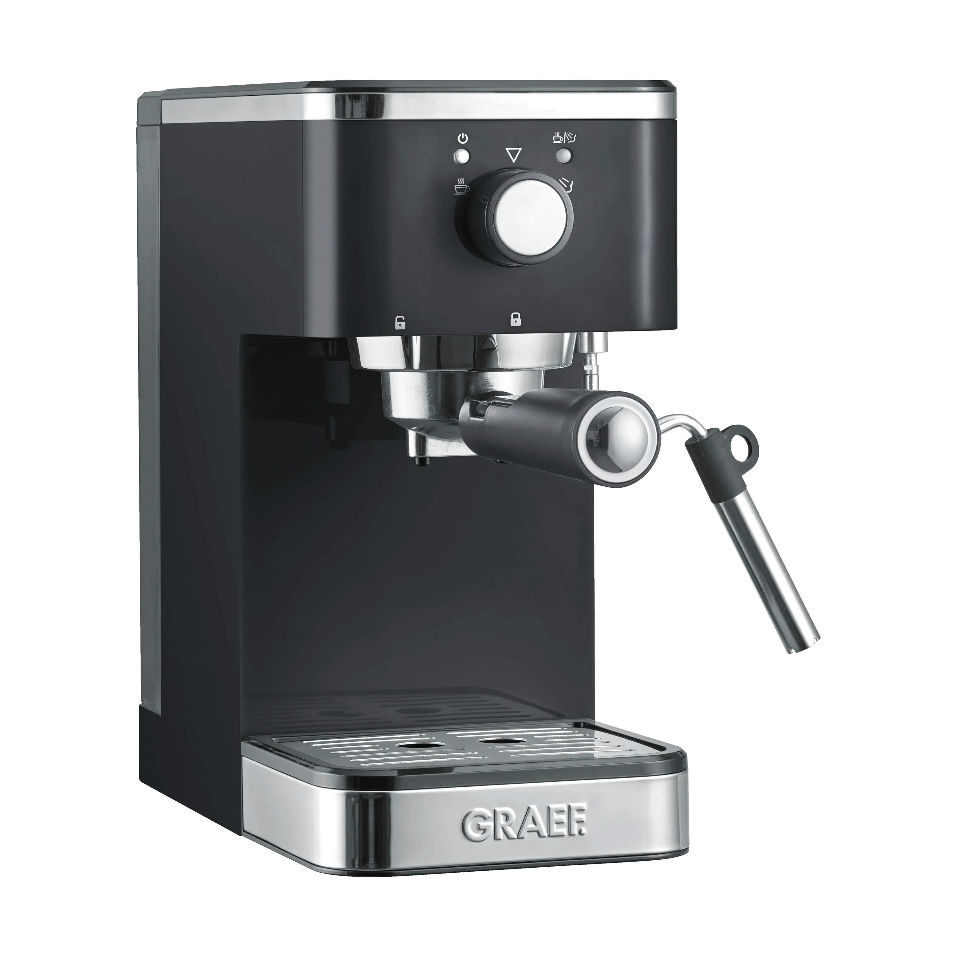 Salita Espressomaskine og kaffekværn, sort, large