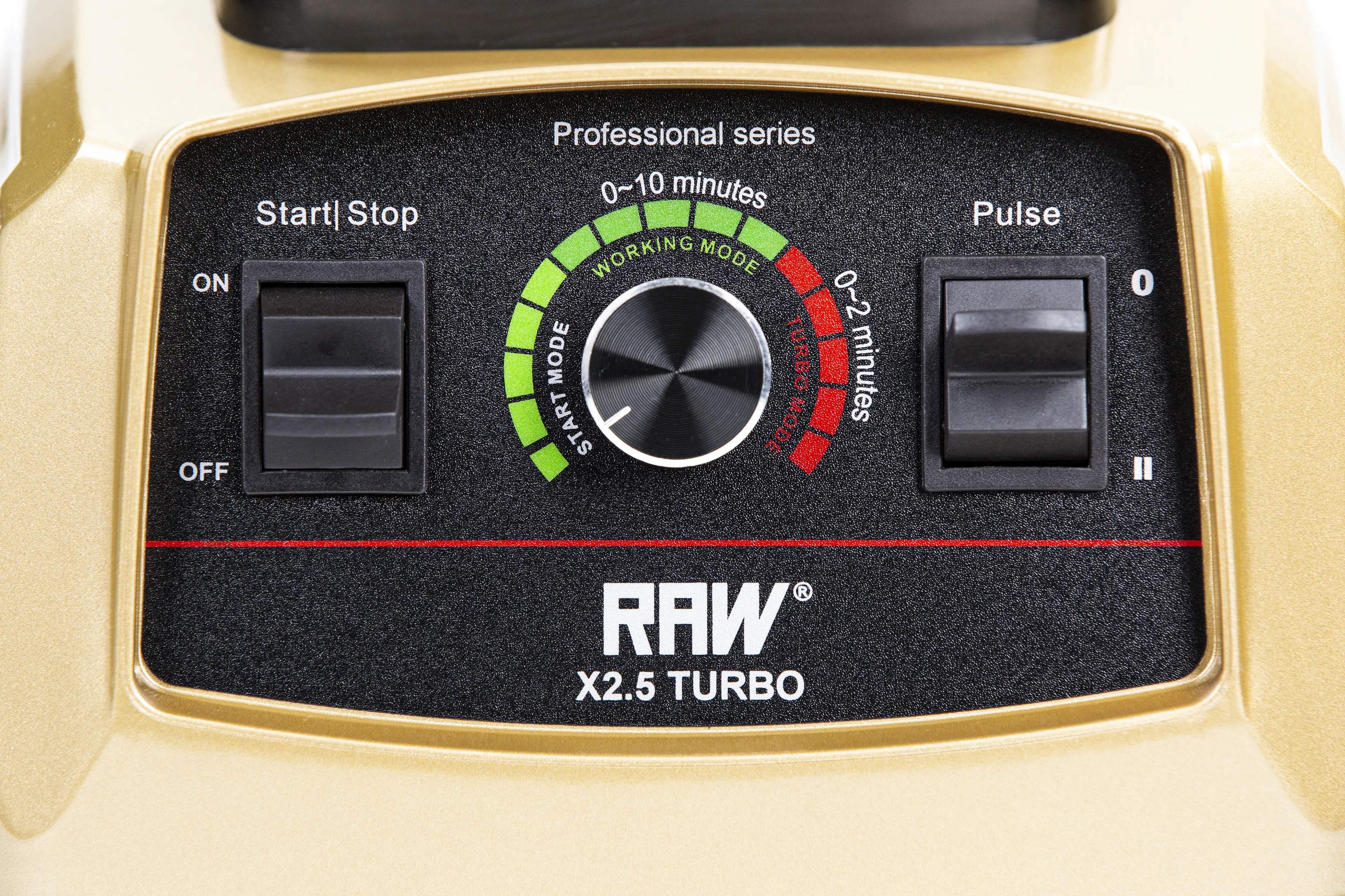 RAW Blendere X2,5 Turbo Blender i Guldfarvet, 2