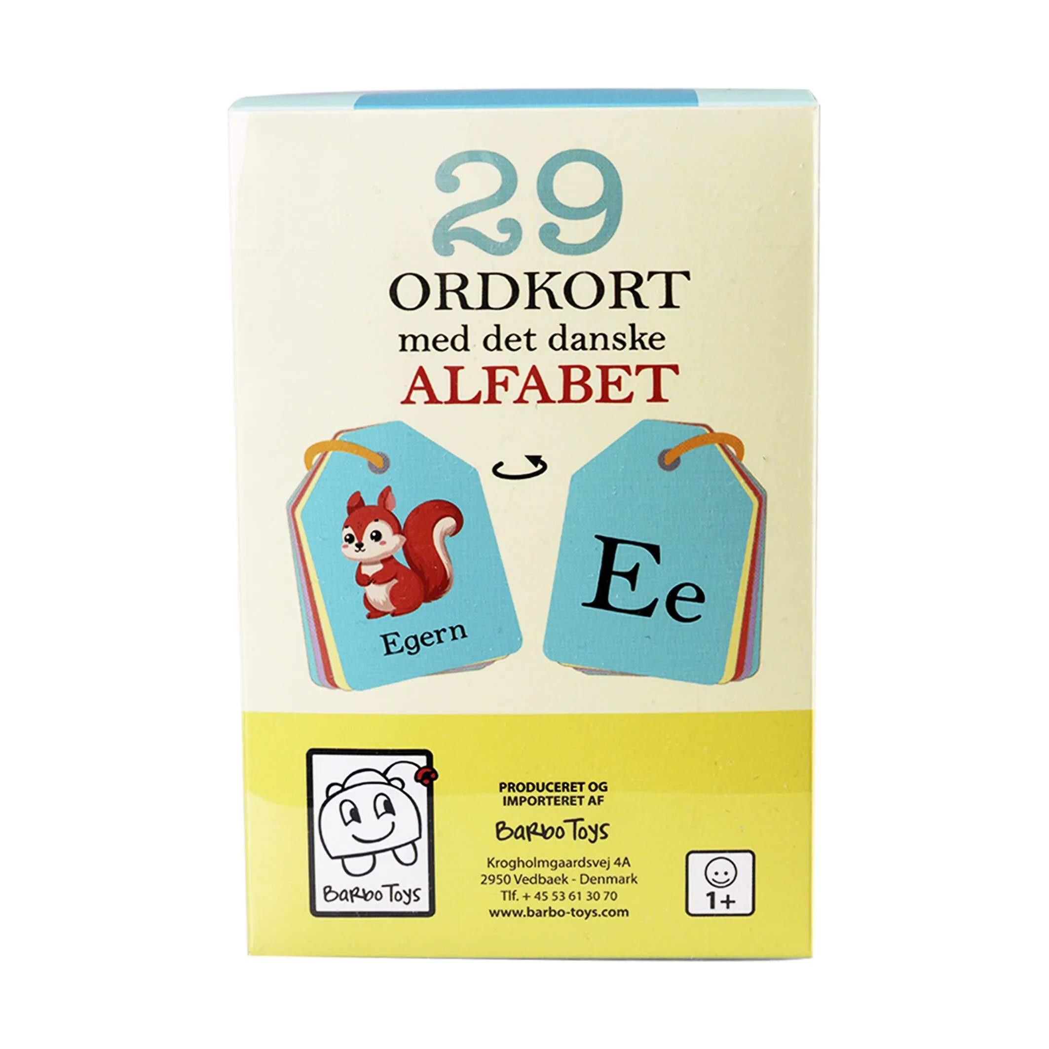 Barbo Toys Spil Barbo Classic Ordkort - Alfabetet ABC i Alfabetet, 5