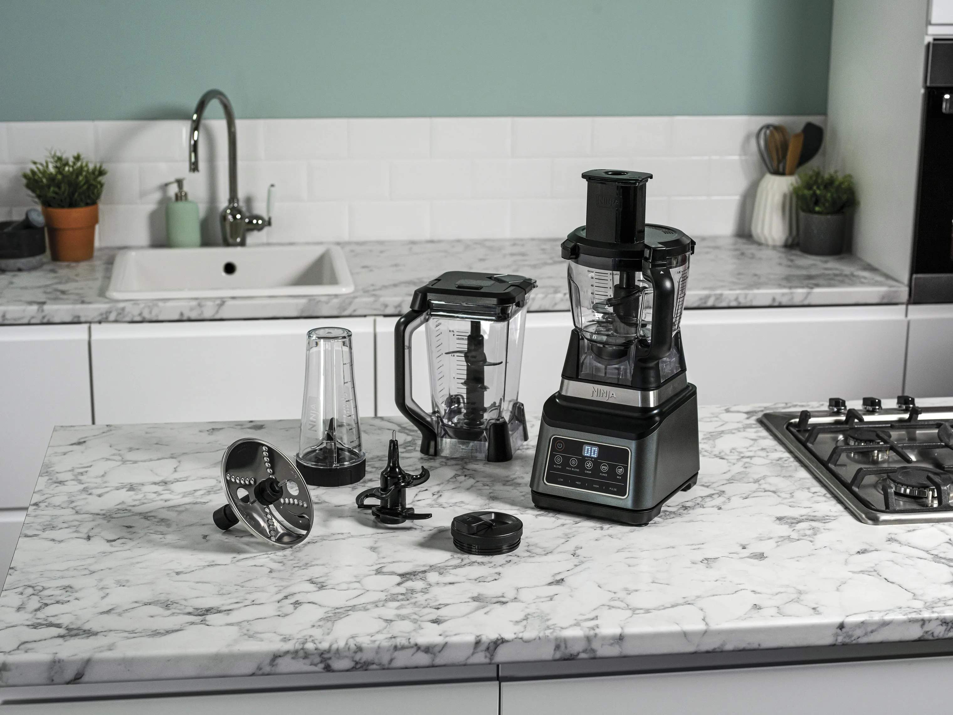 Ninja Foodprocessorer Ninja 3in1 Foodprocessor/Blender BN800EU i Sort, 2