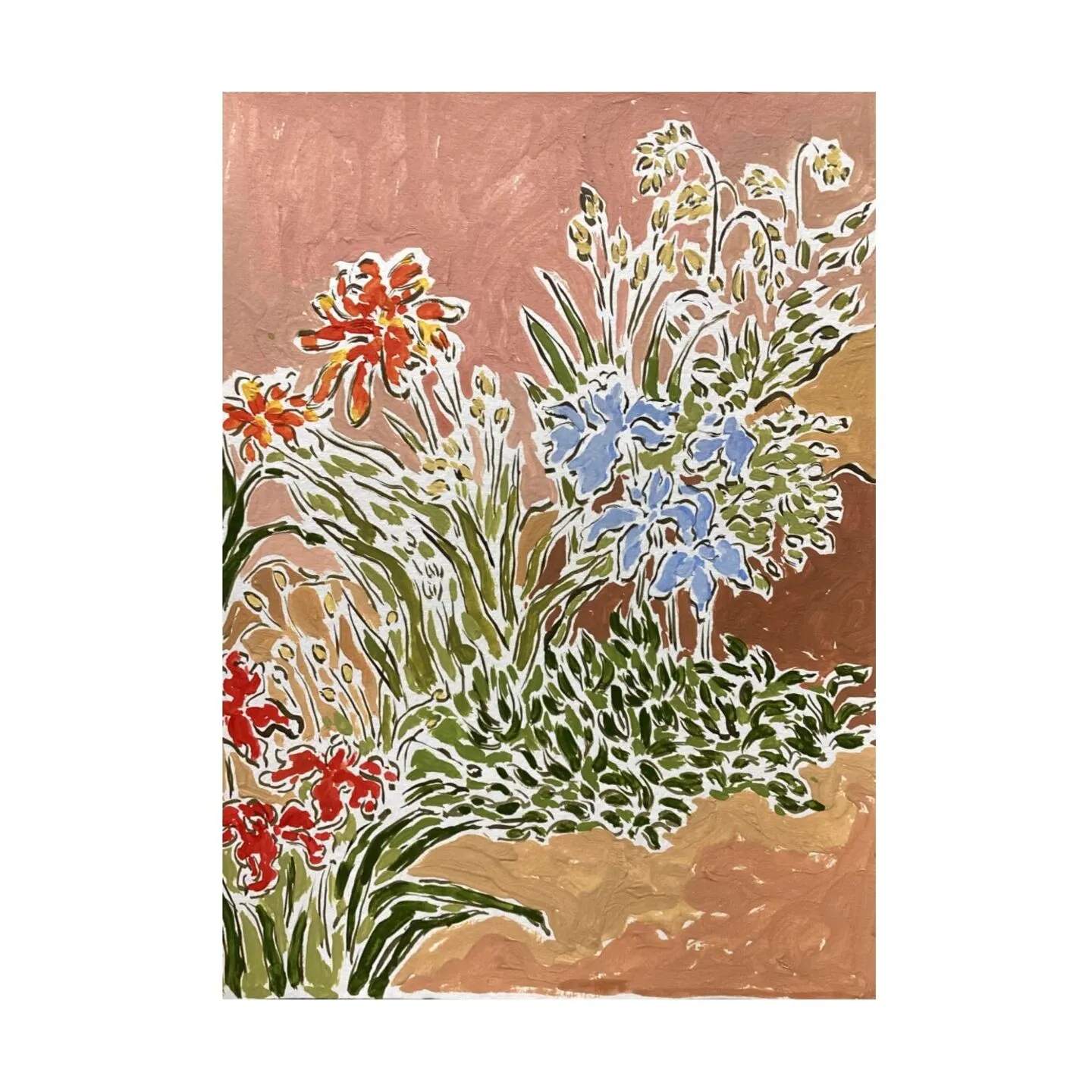 Poster&Frame Plakater Plakat - Garden corner i B50 x L70 cm, 1