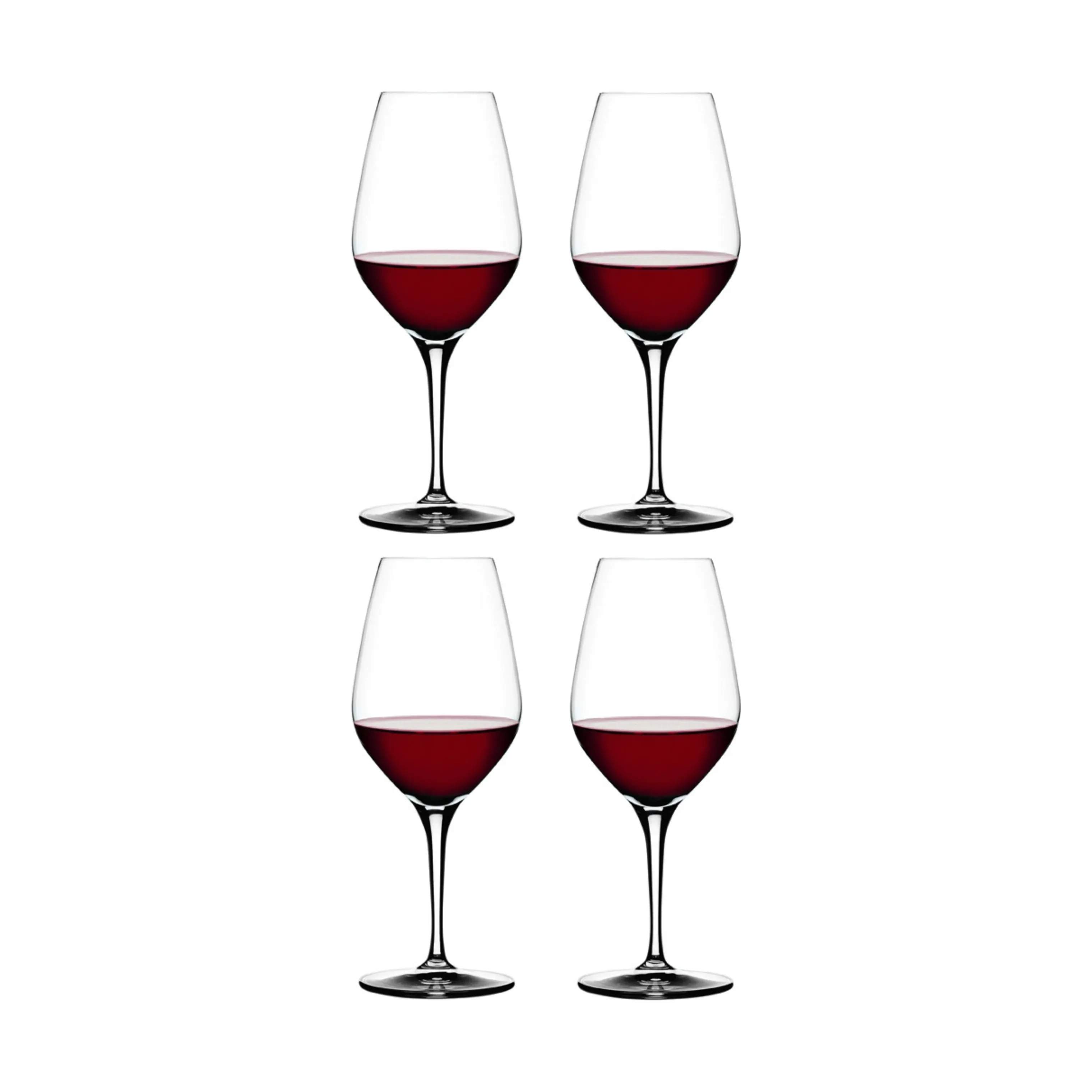 Spiegelau Rødvinsglas Authentis Bordeauxglas - 4 stk. i Klar, 65 cl, 1