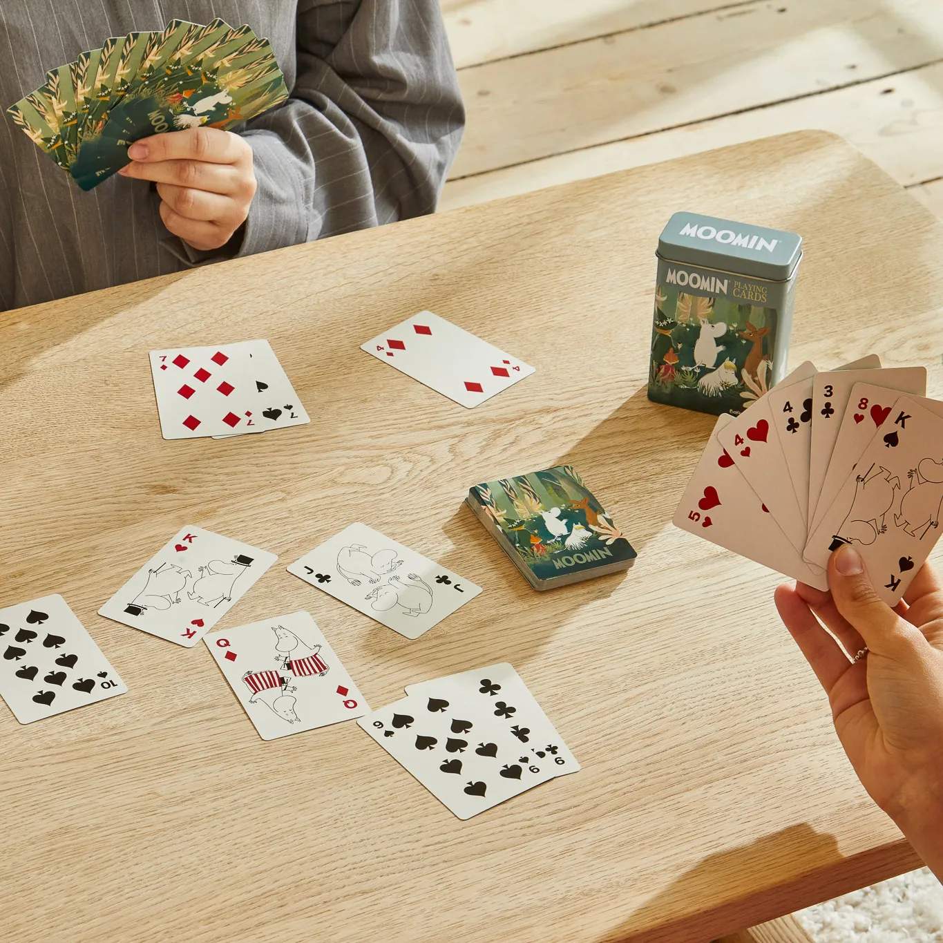 Barbo Toys Spil Mumi Spillekort - Skov i Grøn, 2