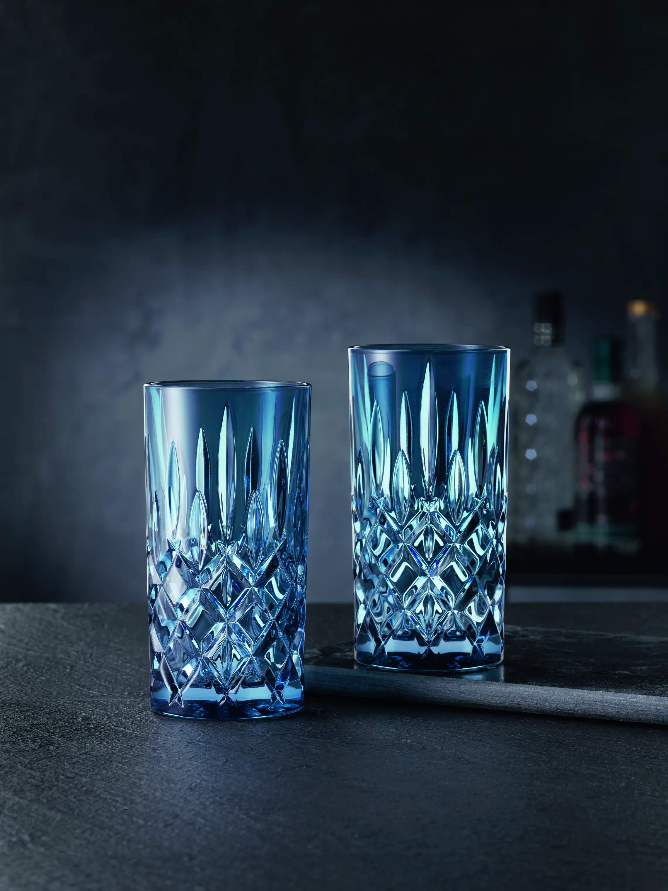 Nachtmann Highball glas Noblesse Longdrinkglas - 2 stk. i Blå, 2