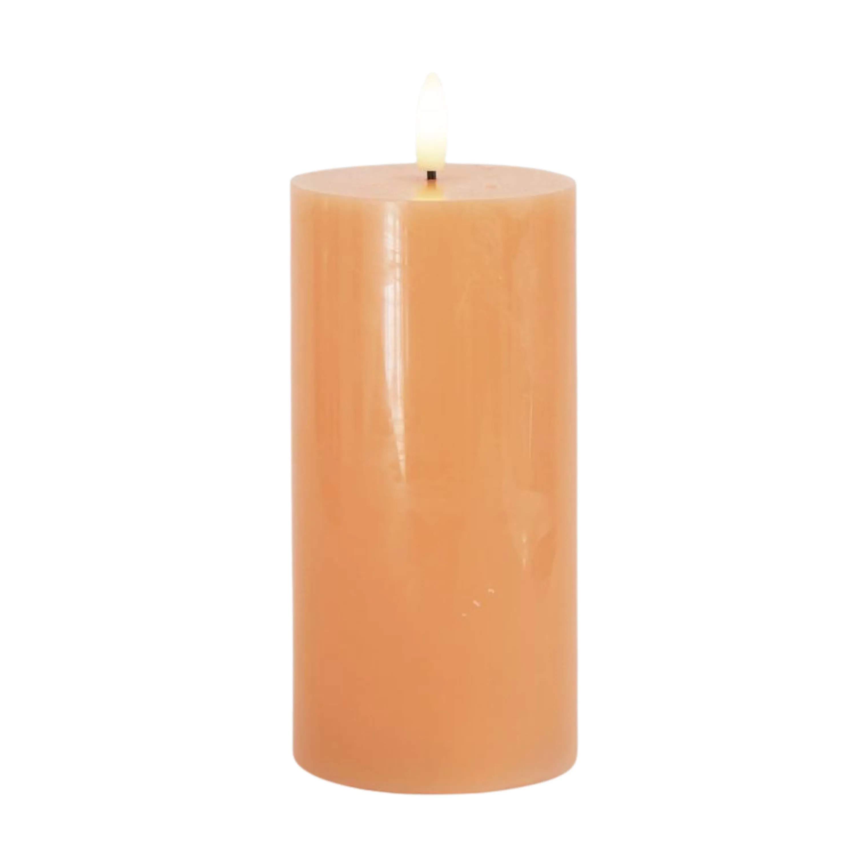Sirius LED-lys Sille LED Bloklys i Peach, H15 x Ø7,5 cm, 1