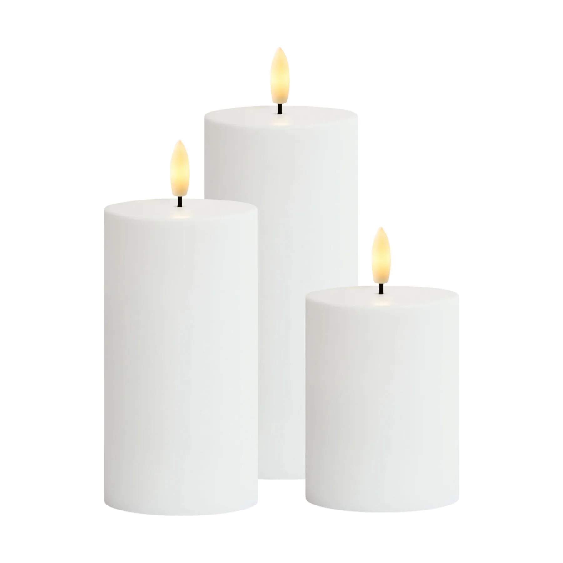 Sirius LED-lys Sille Solar Bloklys - 3 stk. i Hvid, 1