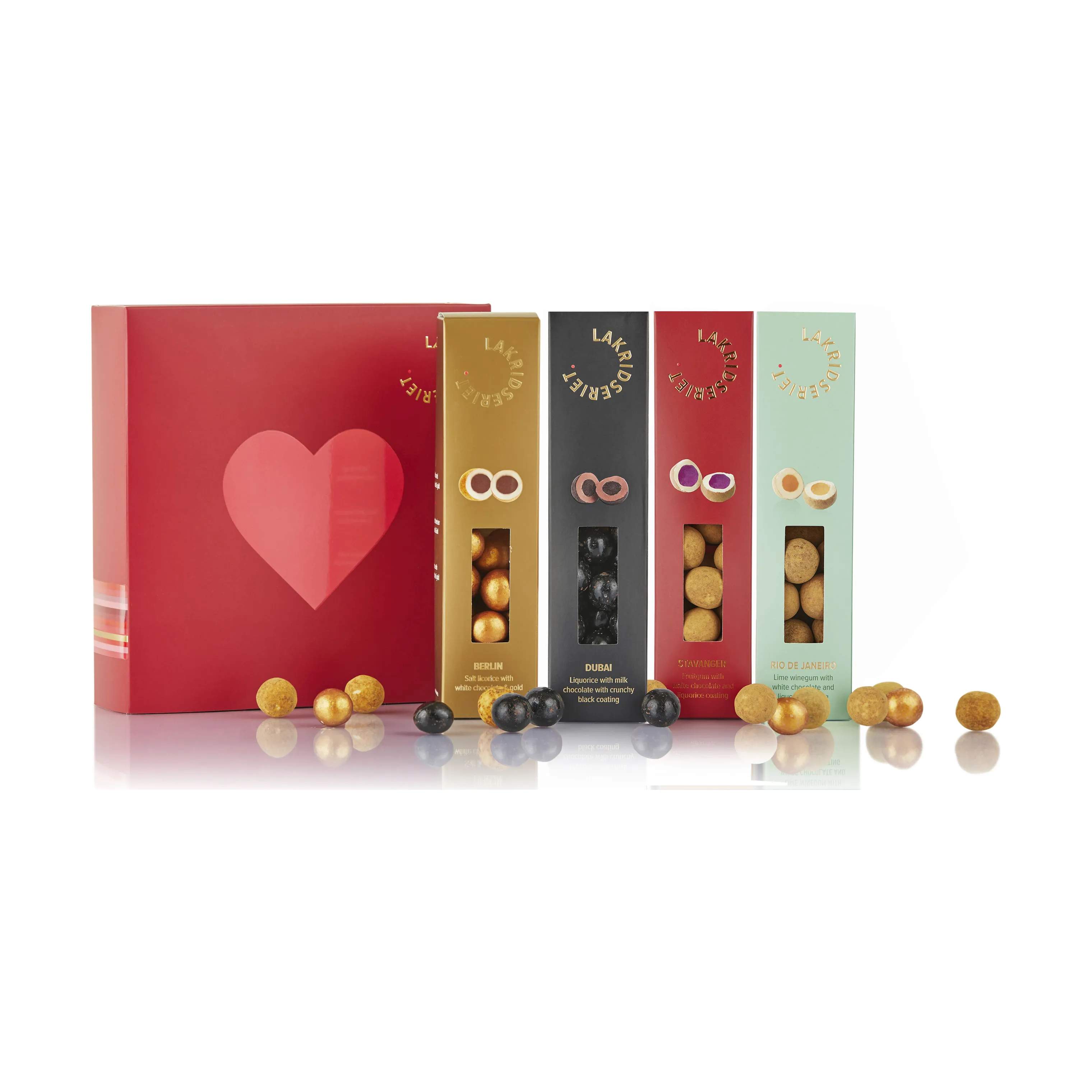 Lakridseriet Søde sager Gaveæske - Lakrids i Rød, 1