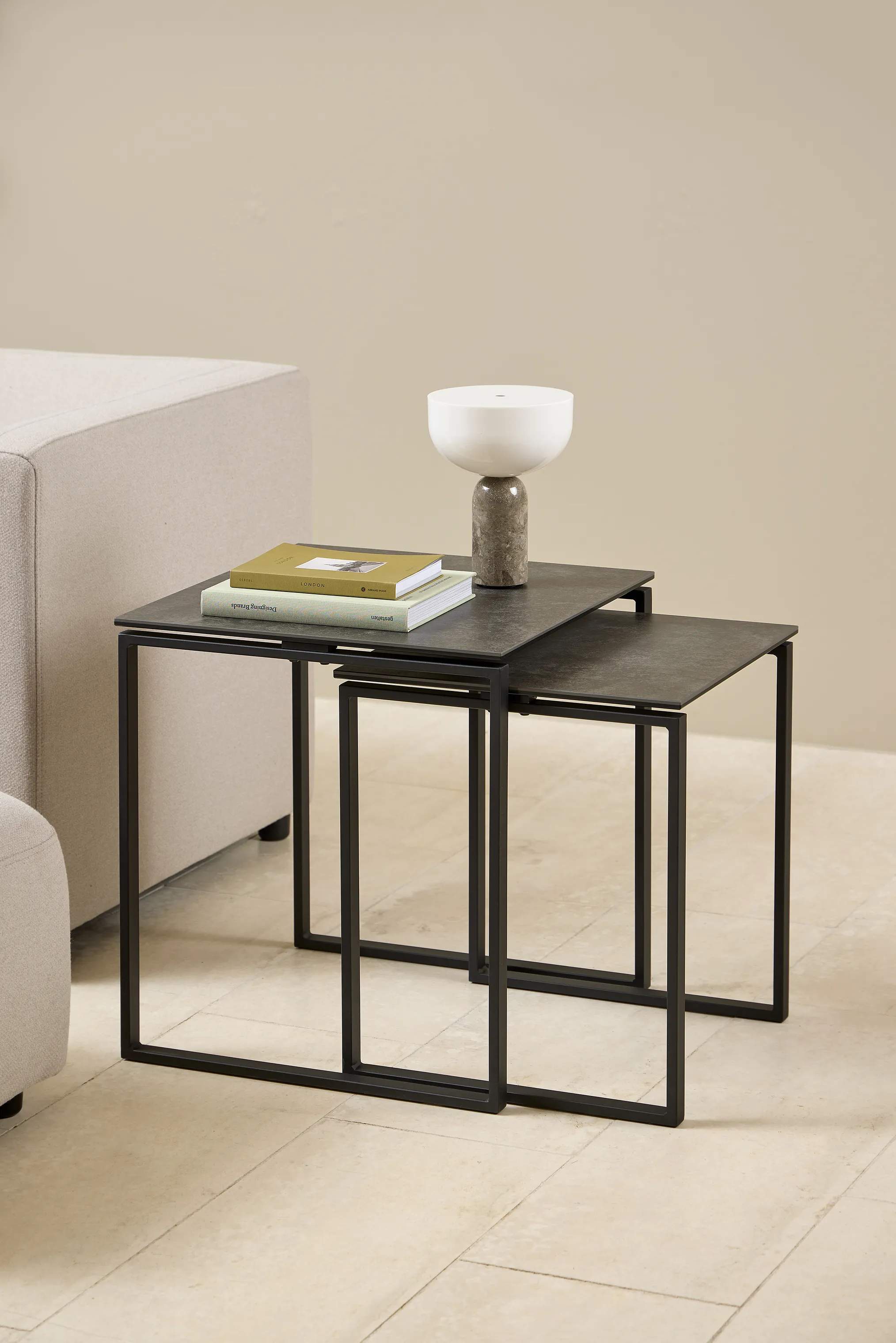 CASA Living Sofaborde Katrine Sofabordssæt - 2 stk i Sort, 2