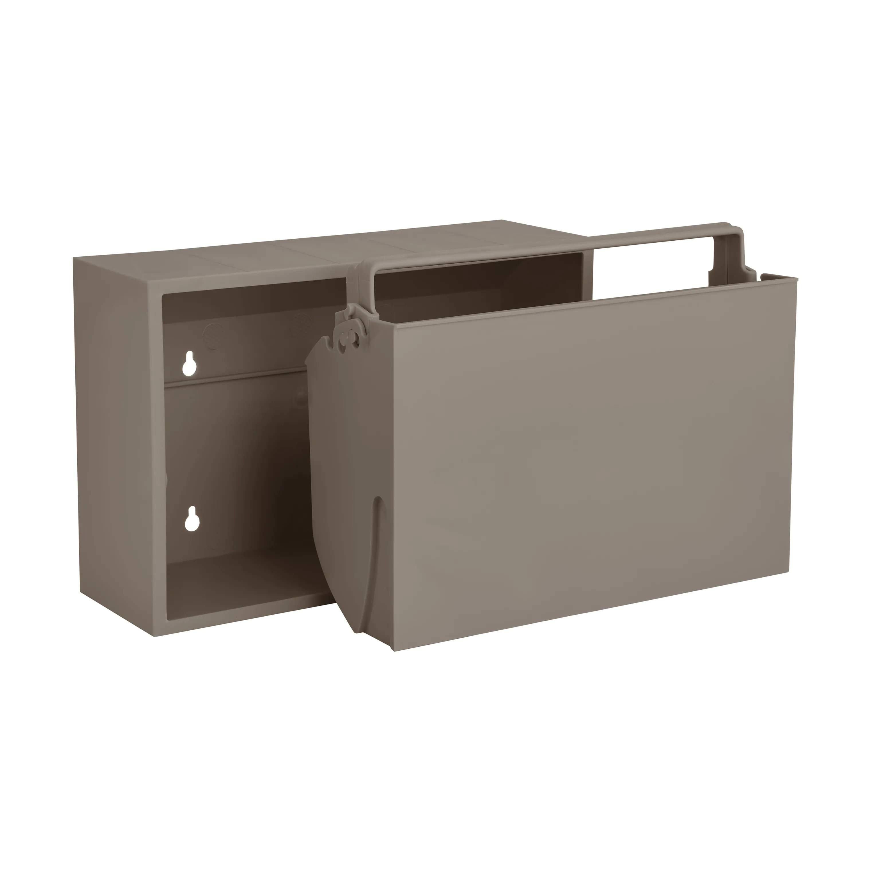 ReCollector Toiletspande Væghængt Toiletspand i Fungi Brown, 3