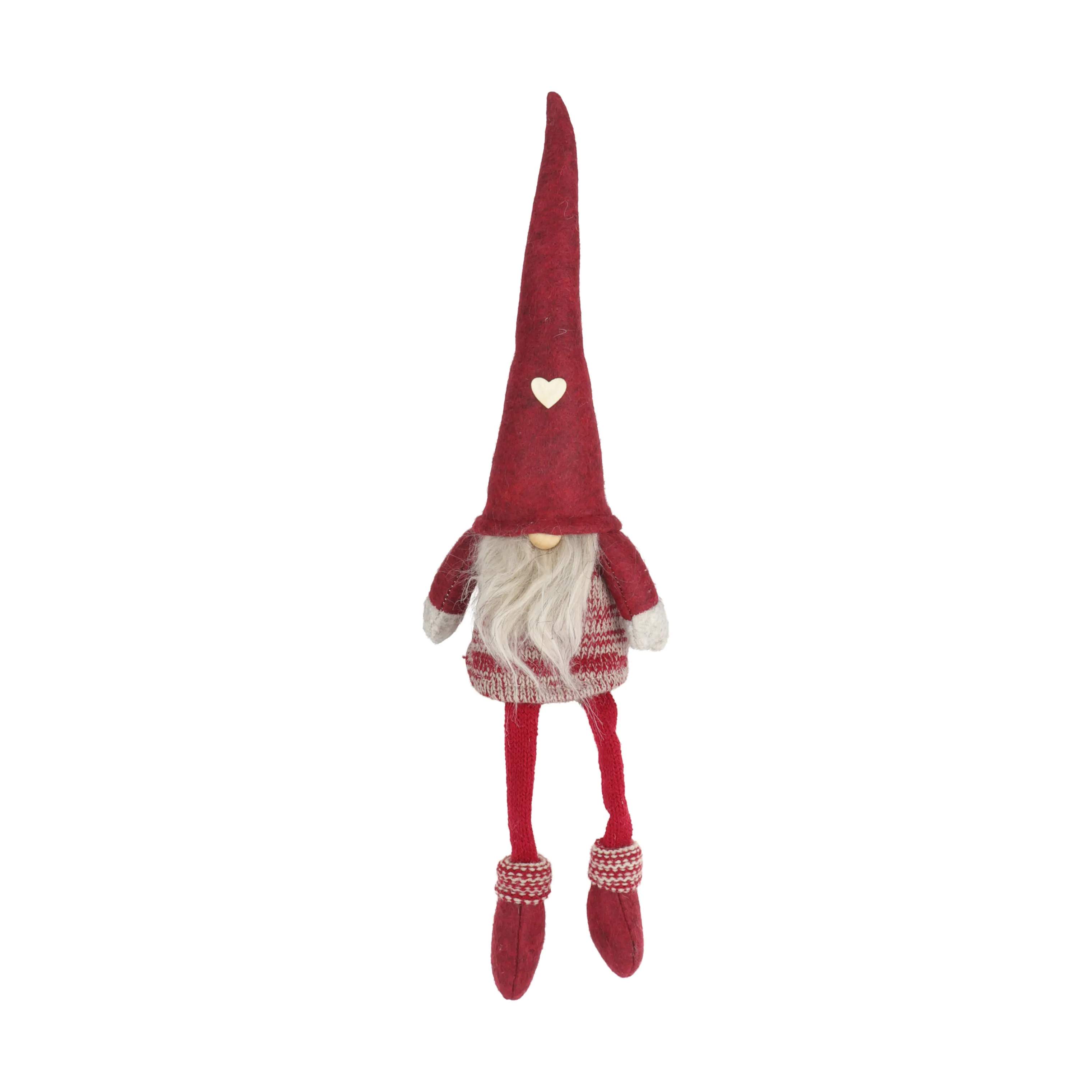 Casa Christmas Julefigurer Nisse i Mørk rød, 1