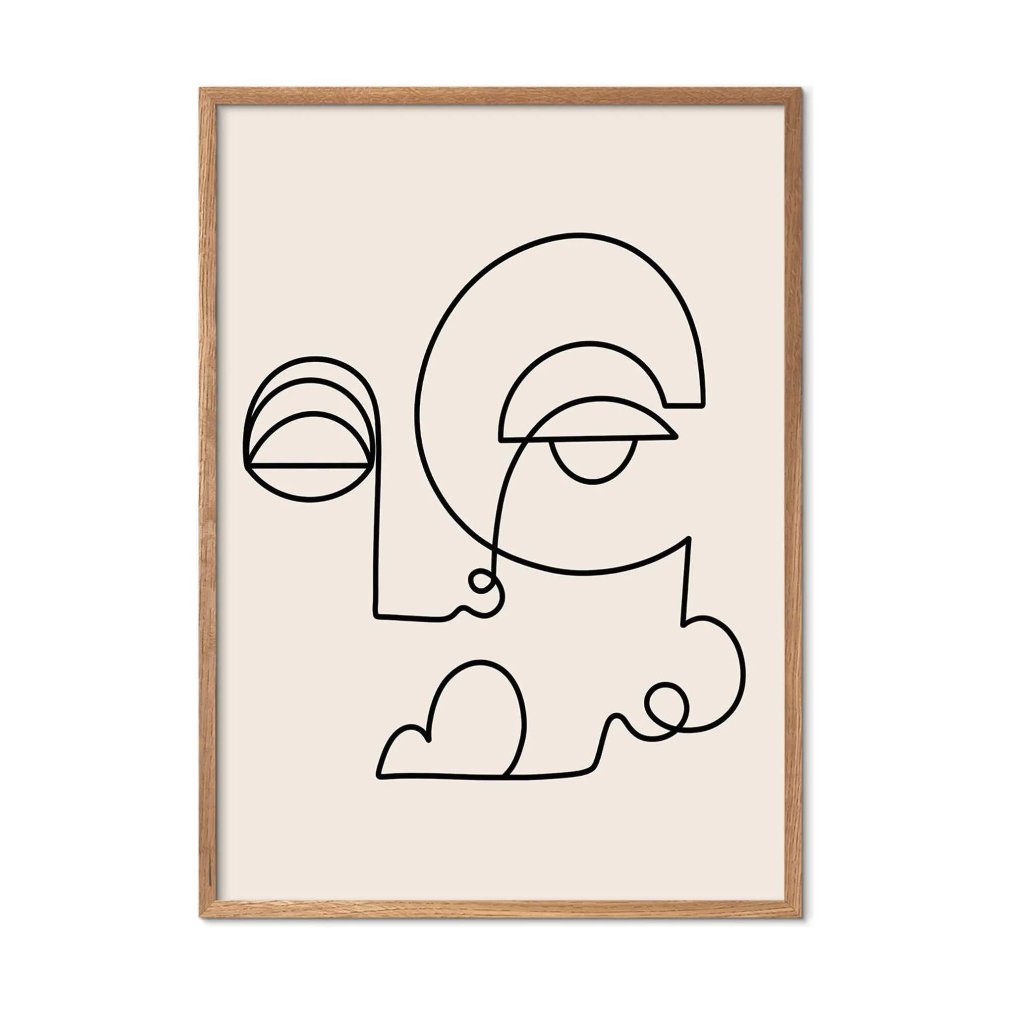 Poster&Frame Plakater Plakat - Inner Battle i B30 x L40 cm, 3