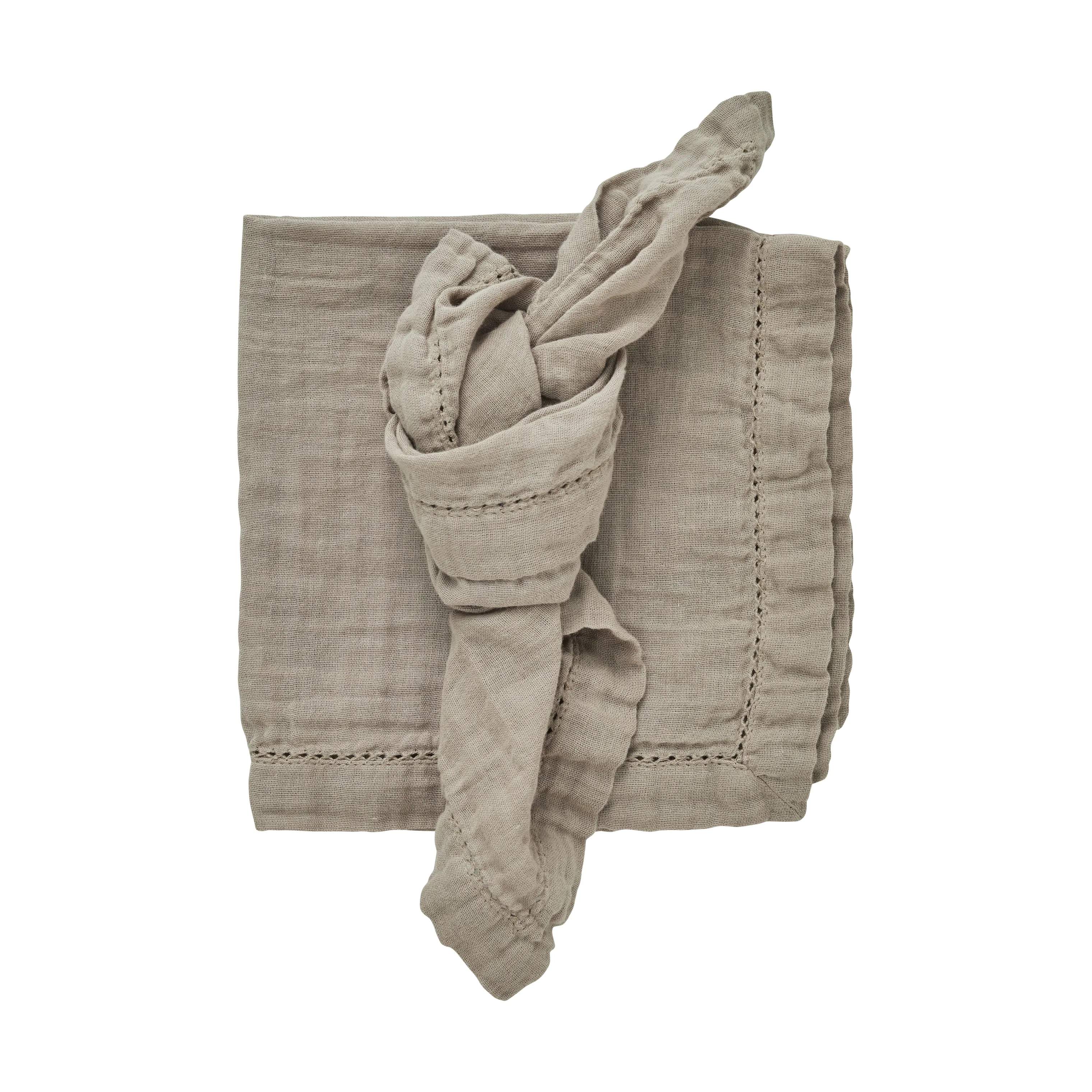 Lene Bjerre Stofservietter Angela Stofserviet i Beige, 2