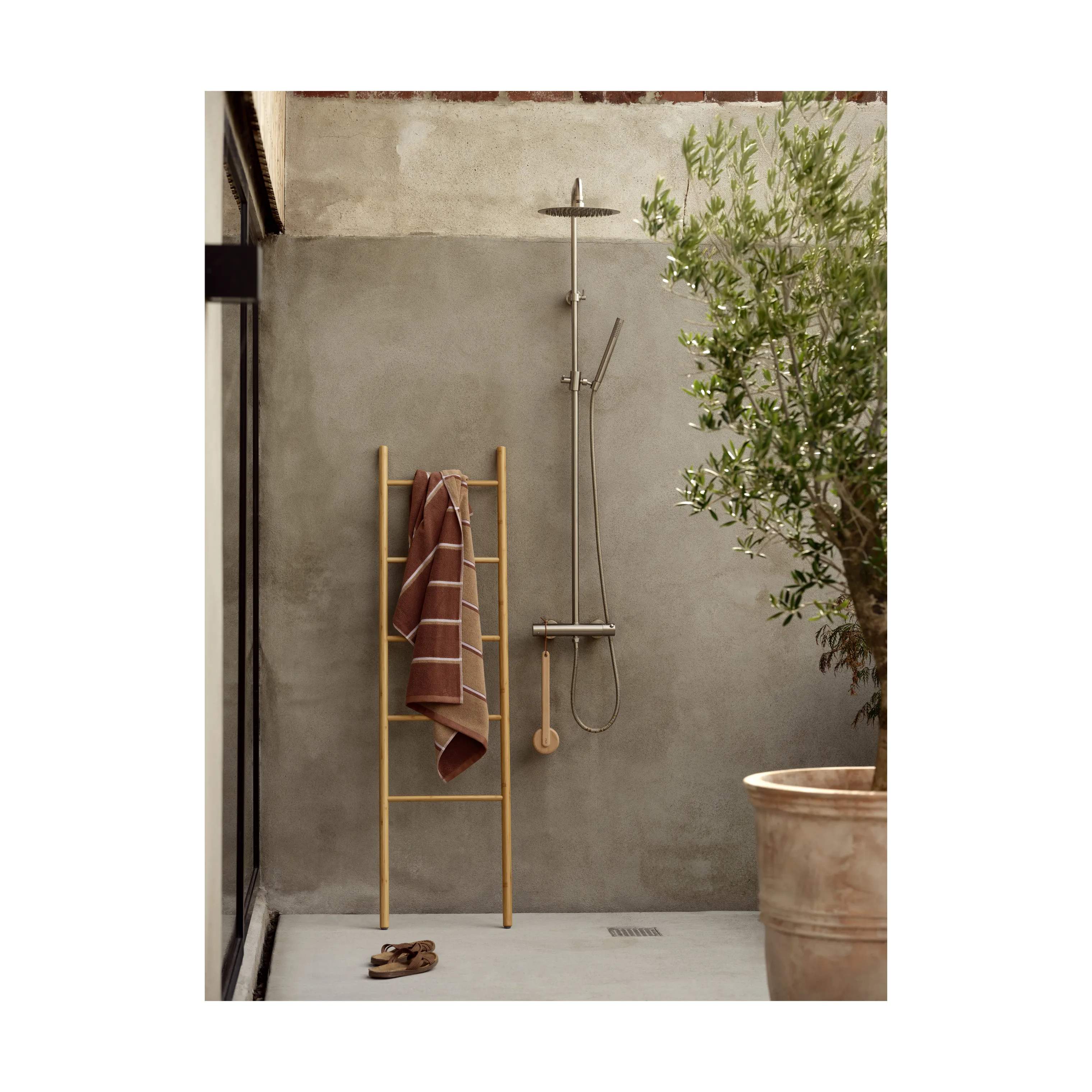 Zone Håndklæder Sauna Håndklæde i Terracotta, B70 x L140 cm, 4