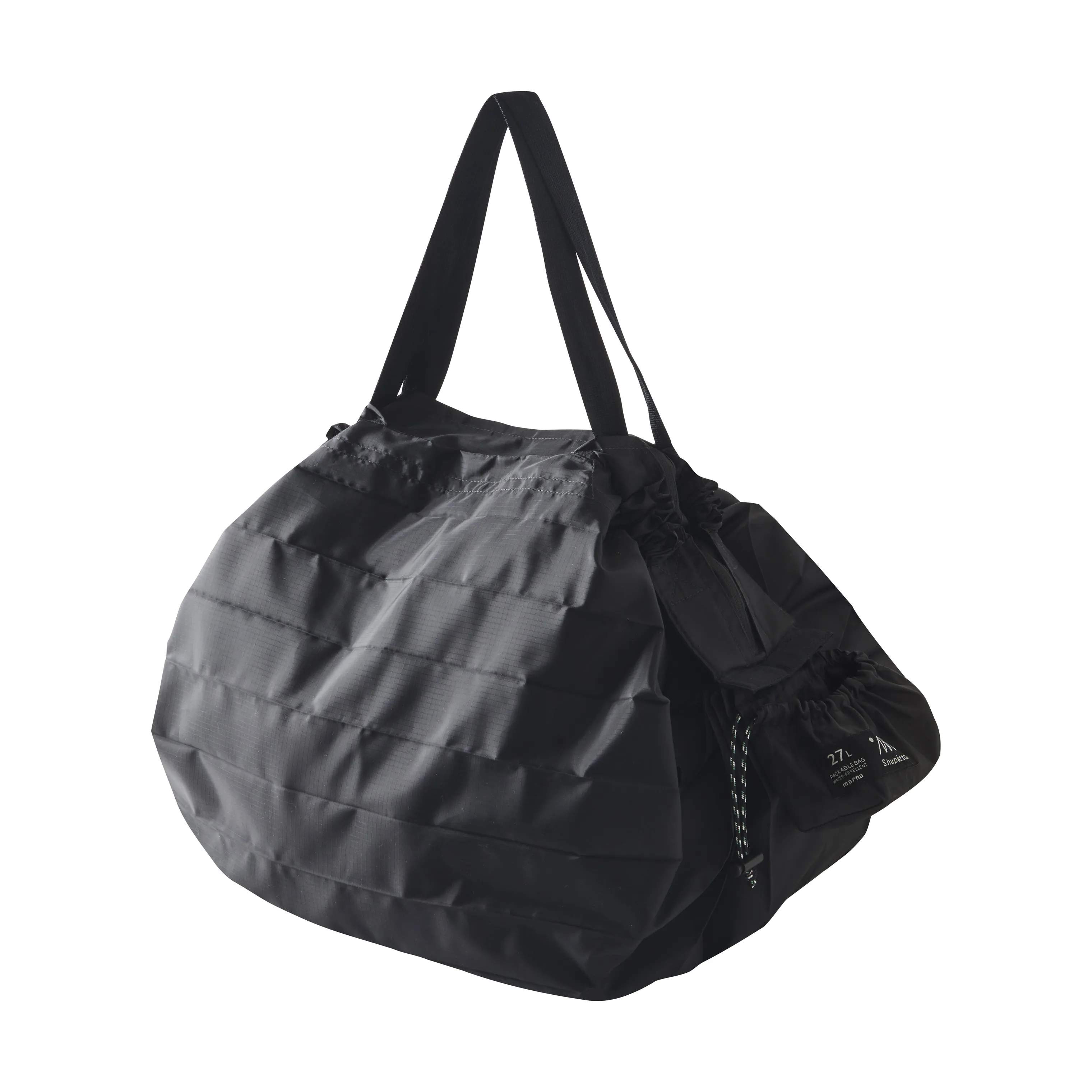 Foldbar Taske, black, large
