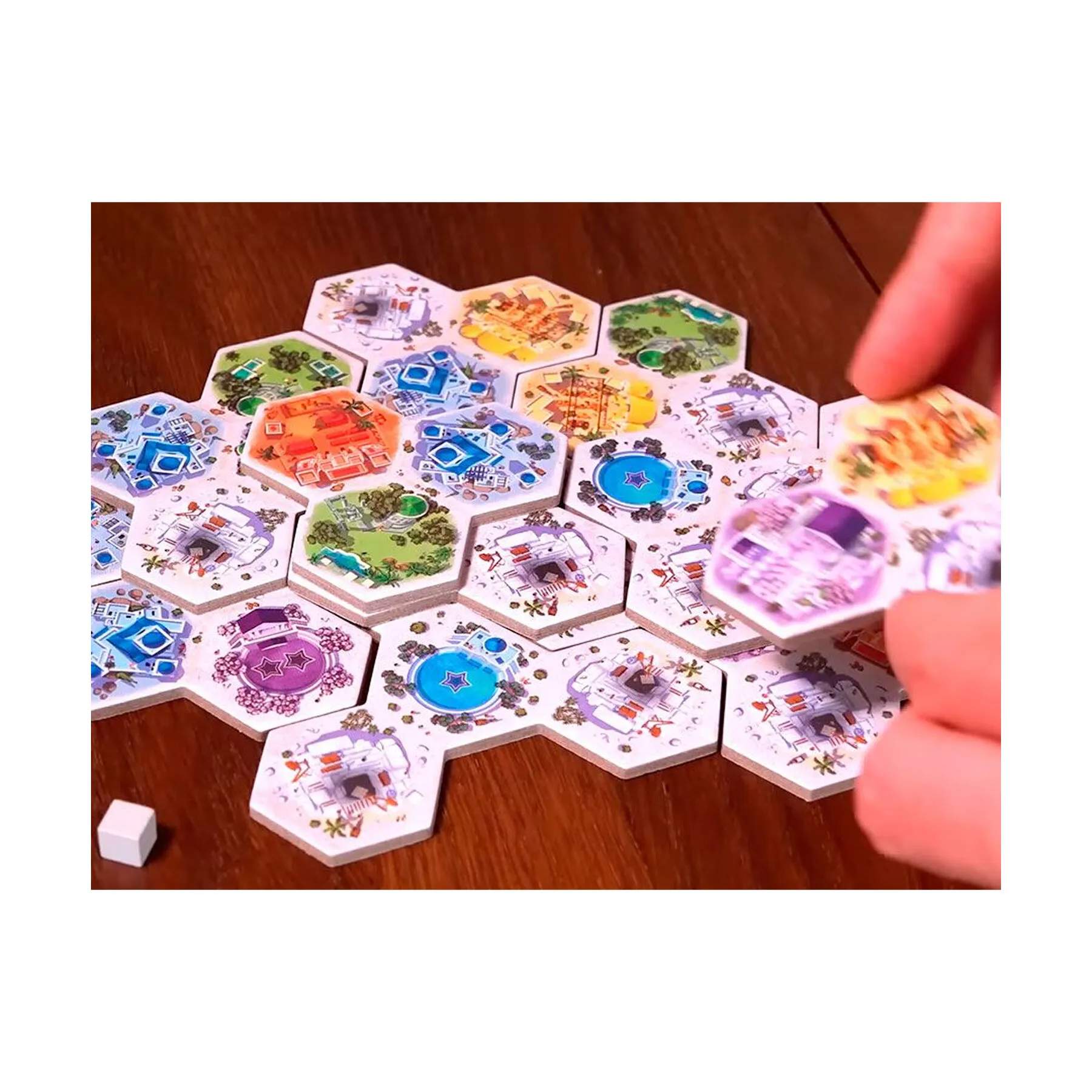 Spilbræt Spil Brætspil - Akropolis i Multifarvet, 3