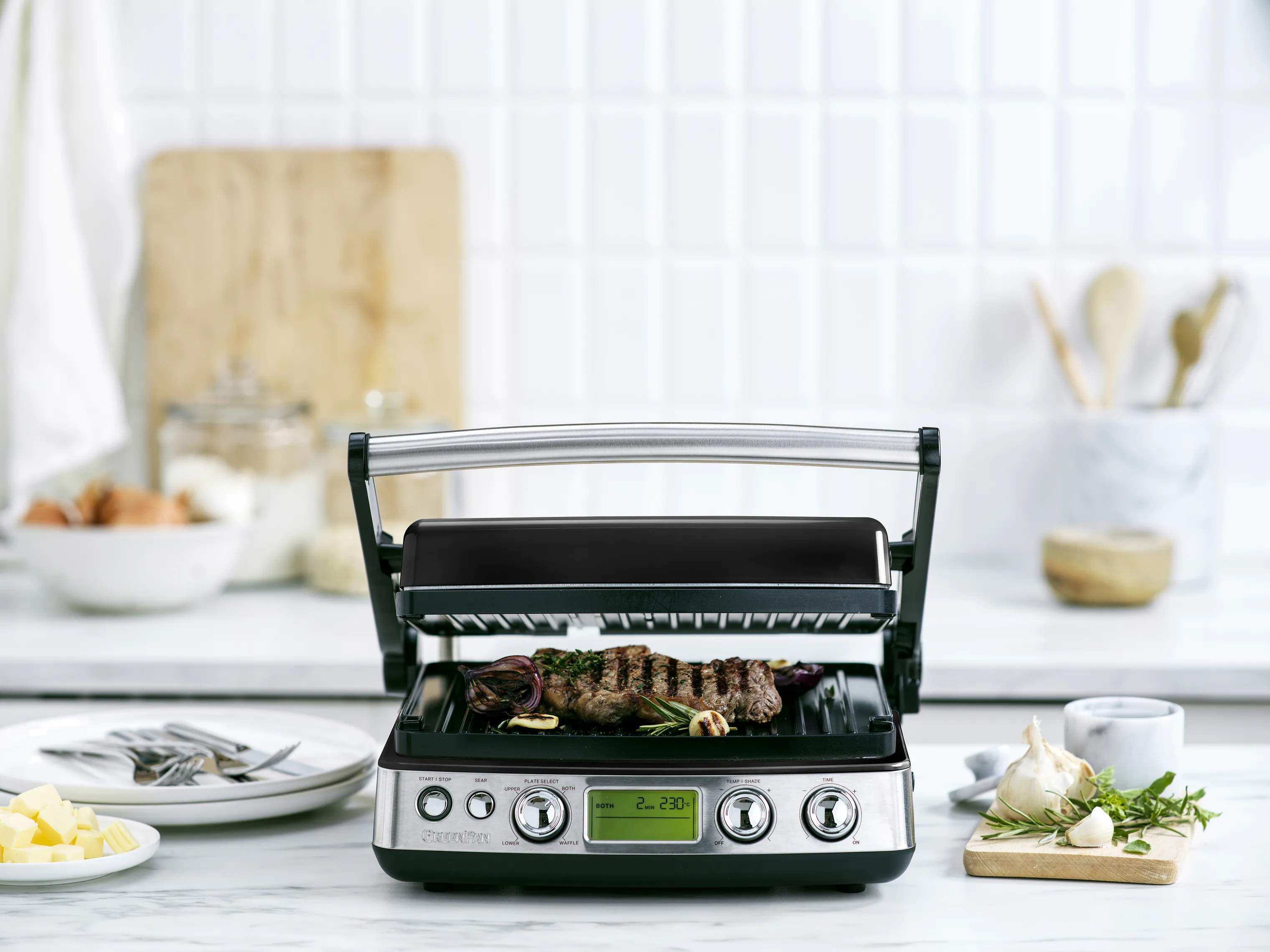Greenpan Bordgrill Elite Kontaktgrill i Black, 2
