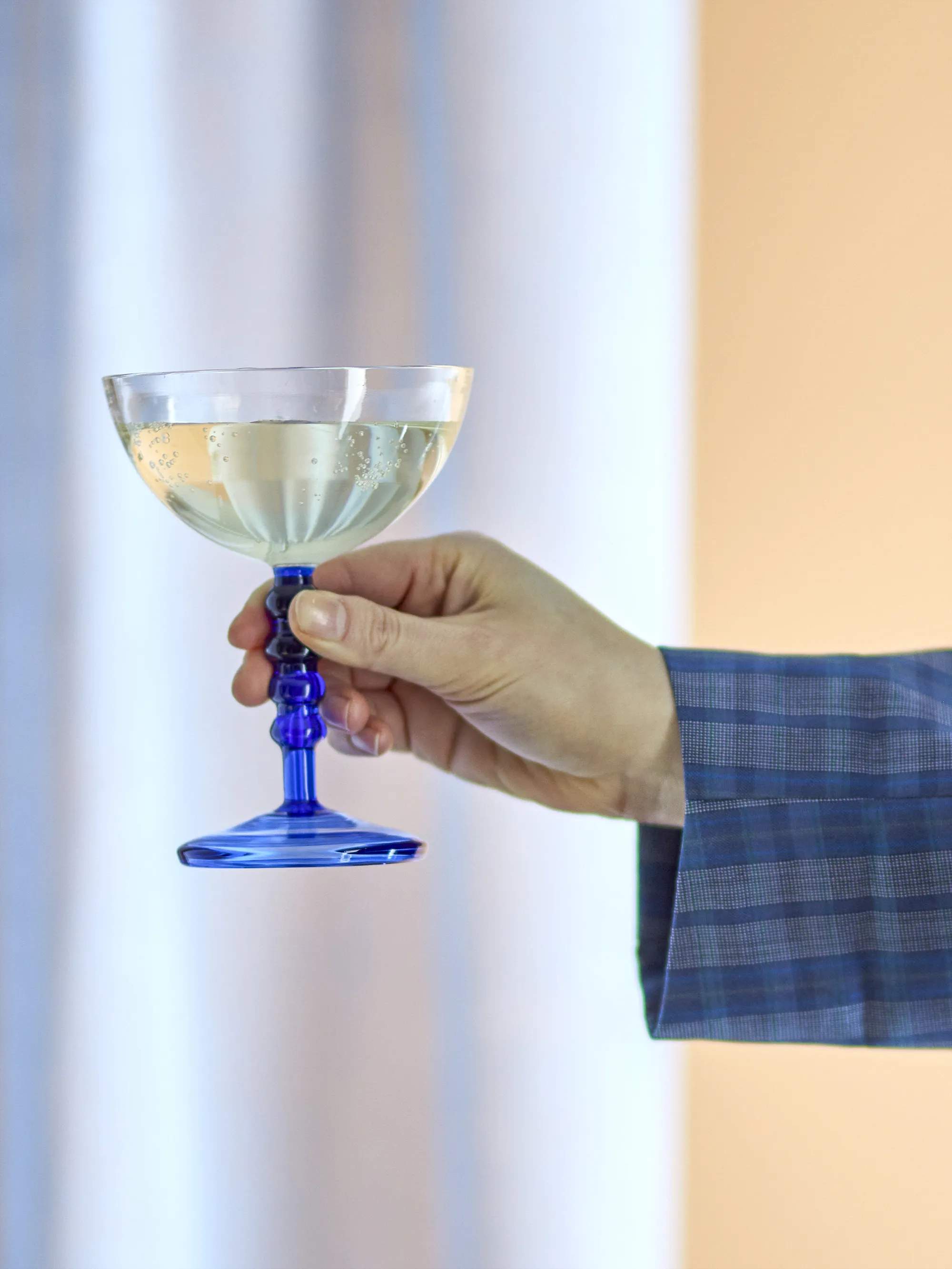 Bloomingville Cocktailglas Noemi Cocktailglas i Blå, 2