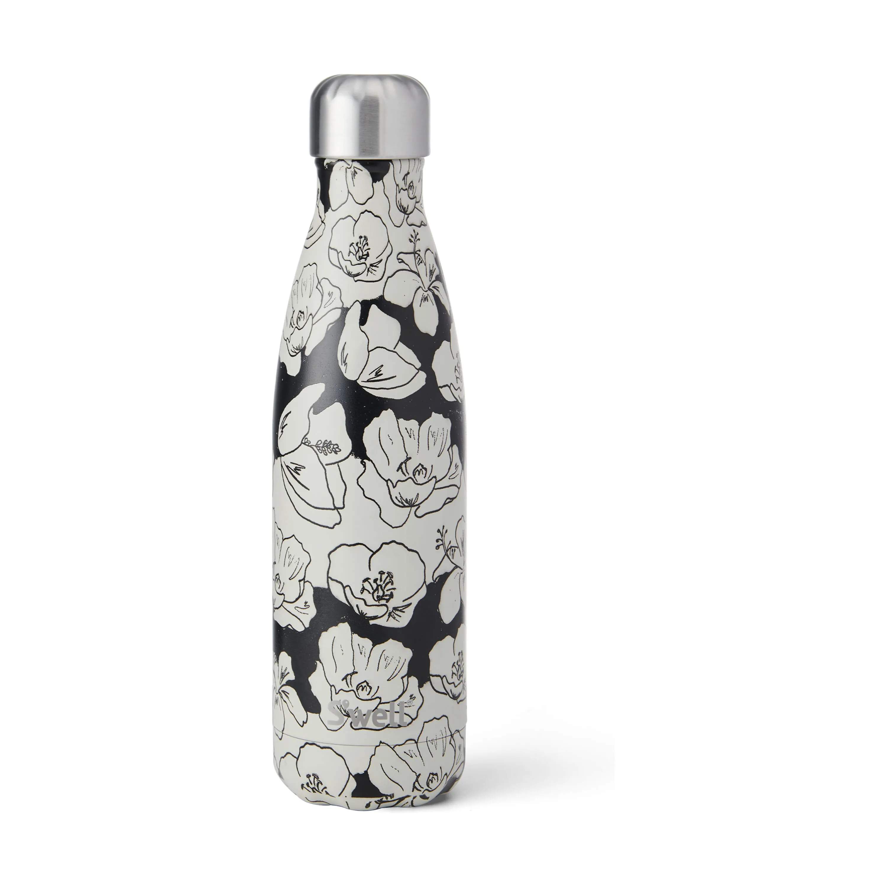 S'well Termoflasker Termoflaske i Black / White, 500 ml, 6