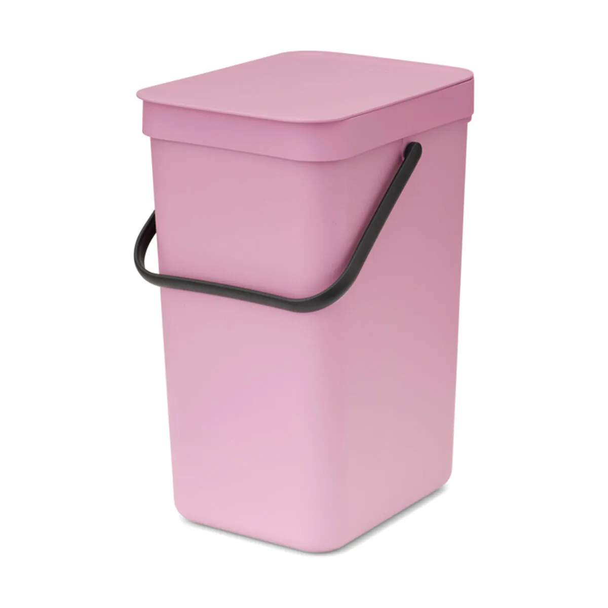 Brabantia Spande uden pedal Sort & Go Affaldsspand i Lilac Pink, 12, 1