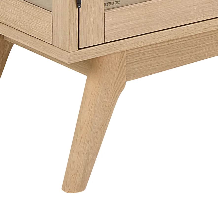 CASA Living Skabe Marte Vitrineskab i H192 x B94 cm, 3