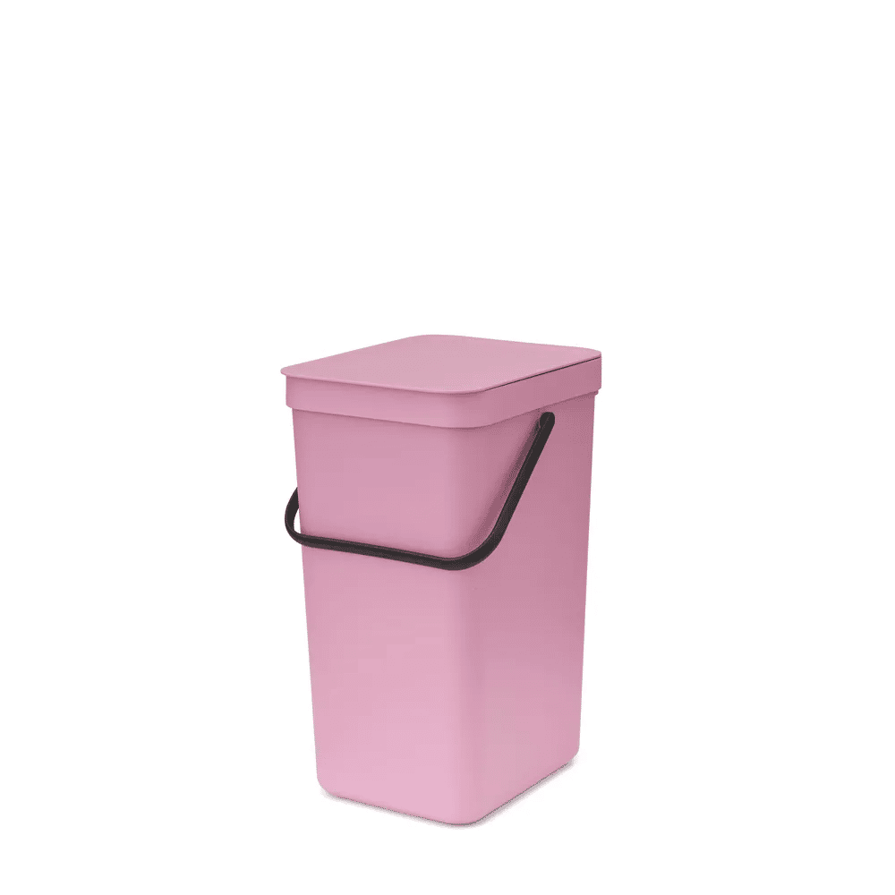 Brabantia Spande uden pedal Sort & Go Affaldsspand i Lilac Pink, 16 L, 1