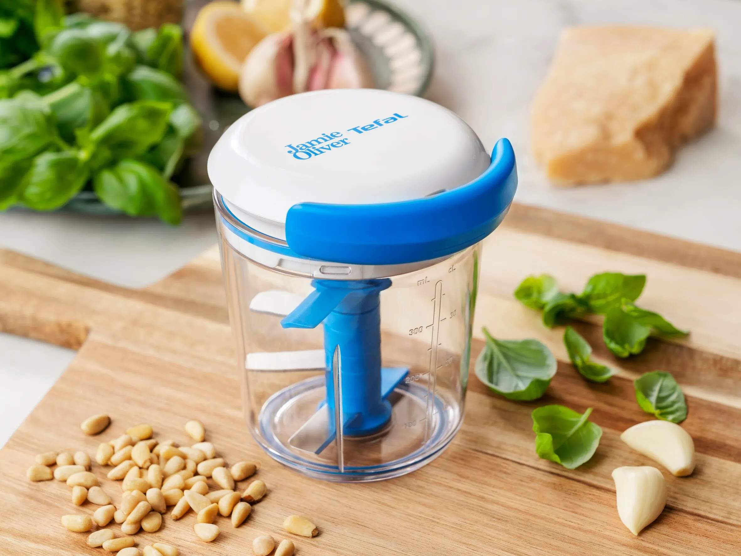 Jamie Oliver by Tefal Minihakkere Minihakker i Hvid/Blå, 3