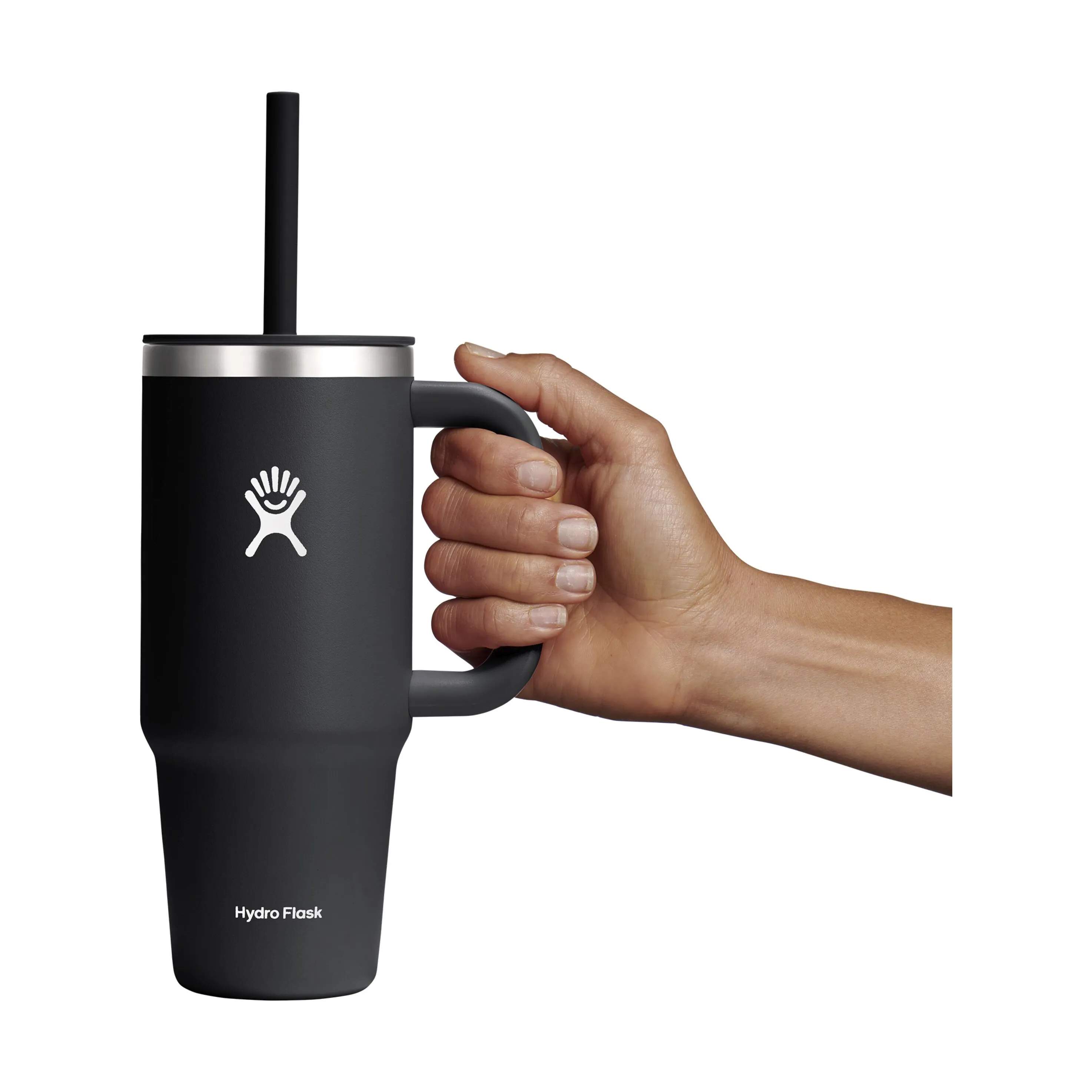 Hydro Flask To go kopper All Around Travel Tumbler i Sort, 709 ml, 7