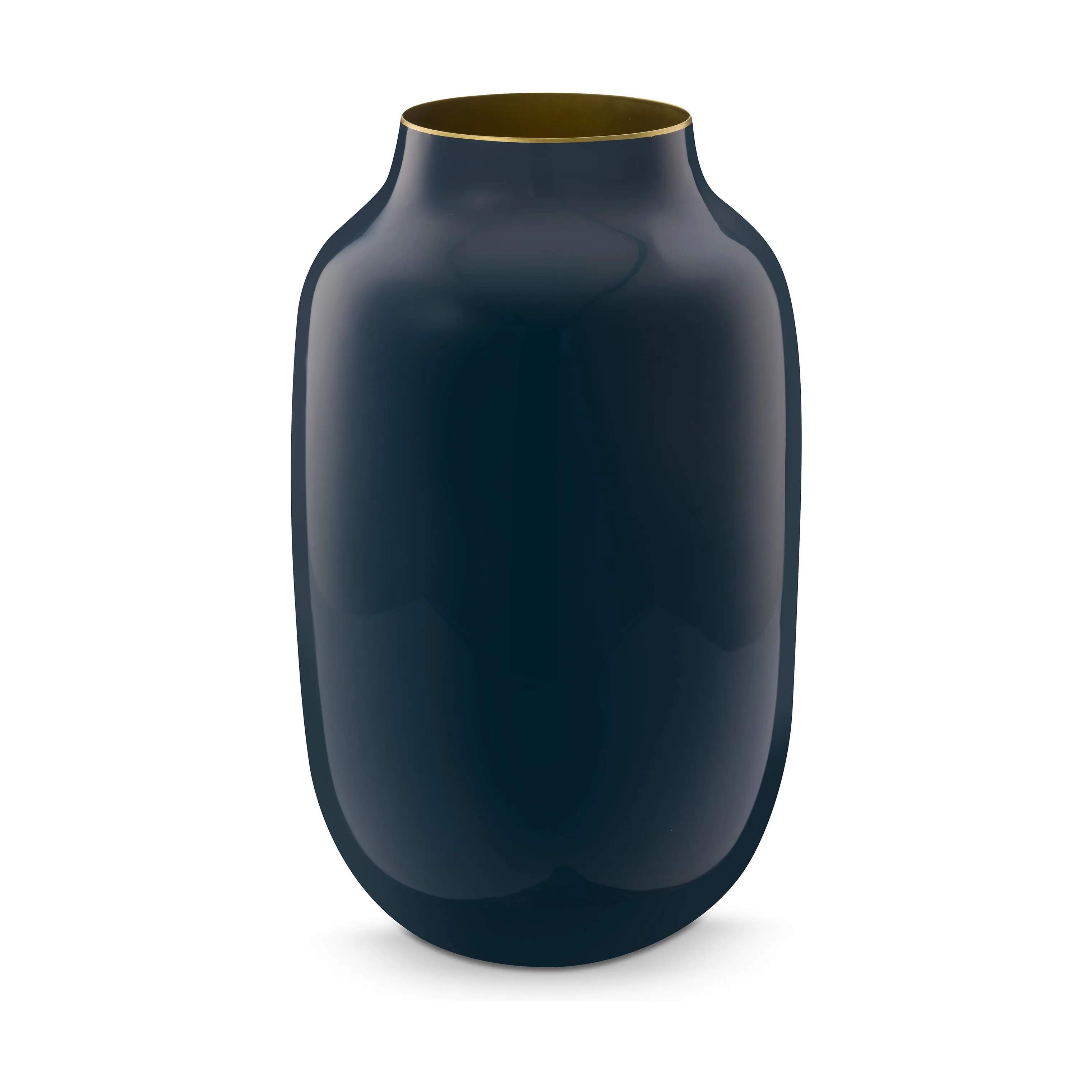 Vase, dark blue, large