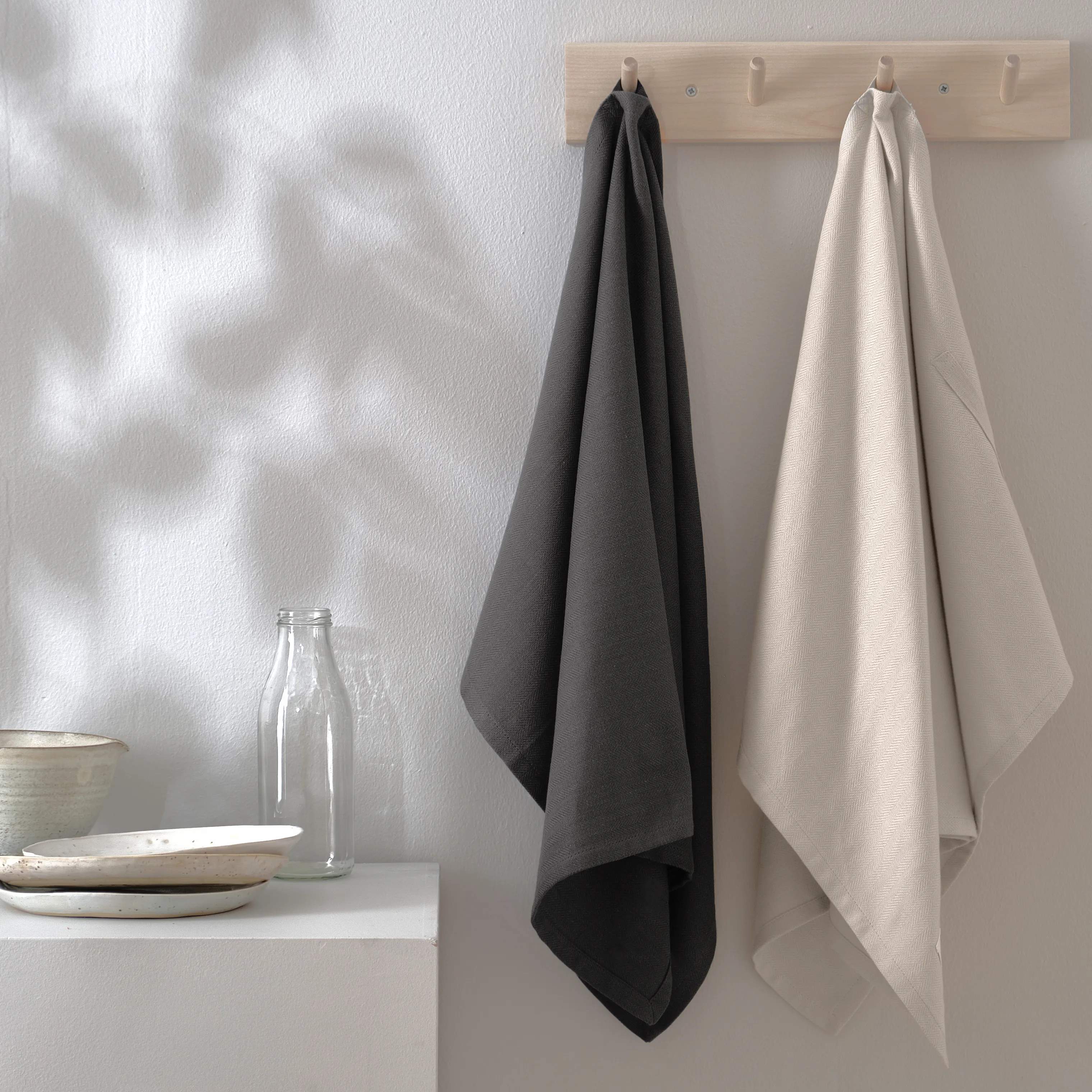 The Organic Company Viskestykker Viskestykke - 2 stk. i Beige, 3