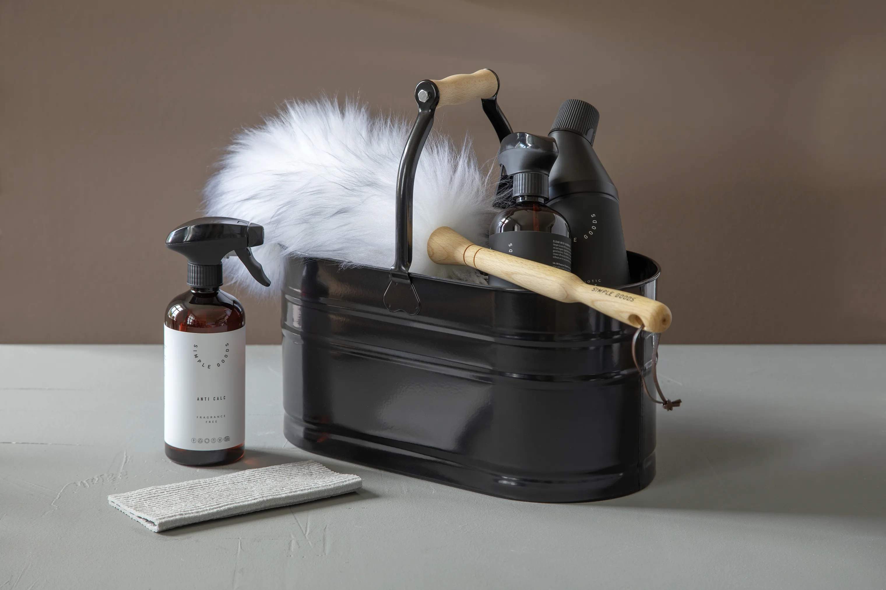 Simple Goods Øvrig rengøring Rengøringskurv i Sort, 2