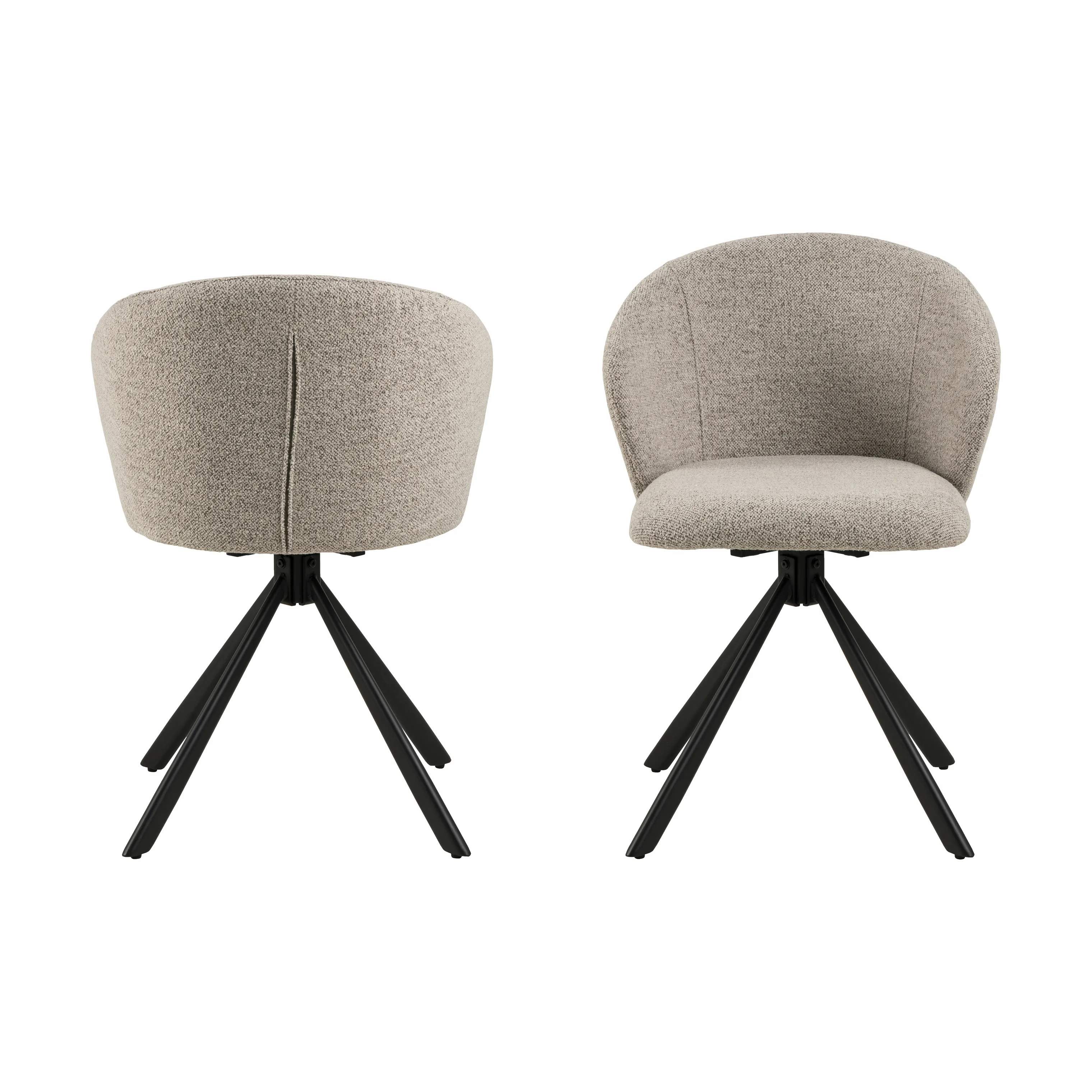 CASA Living Spisebordsstole Pippa Spisebordsstol - 2 stk. i Beige, 7