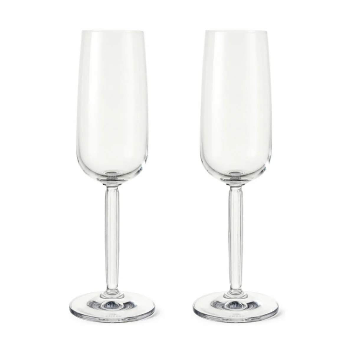 Hammershøi Champagneglas  - 2 stk., klar, large